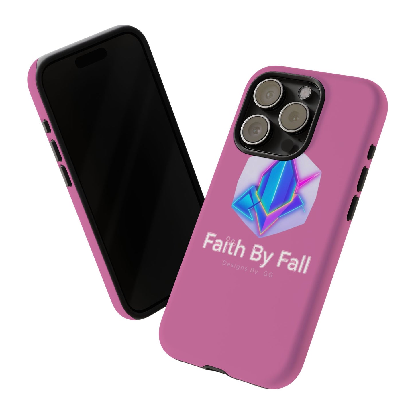 Vibrant Phone Case with Motivational Design - Faith By Fall, Colorful Phone Cover, Customizable Mobile Accessory, Unique Gift Idea, [...]