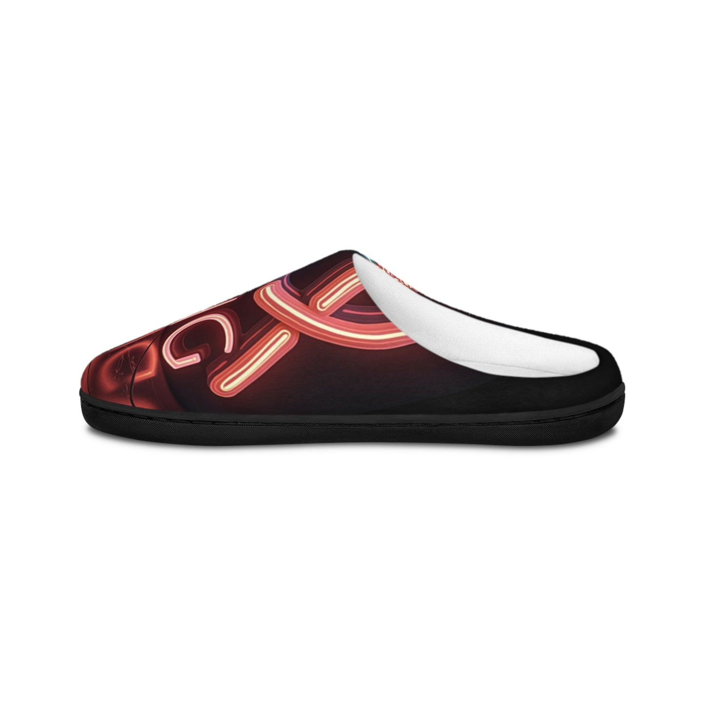 Cozy Neon Sign Indoor Slippers for Men