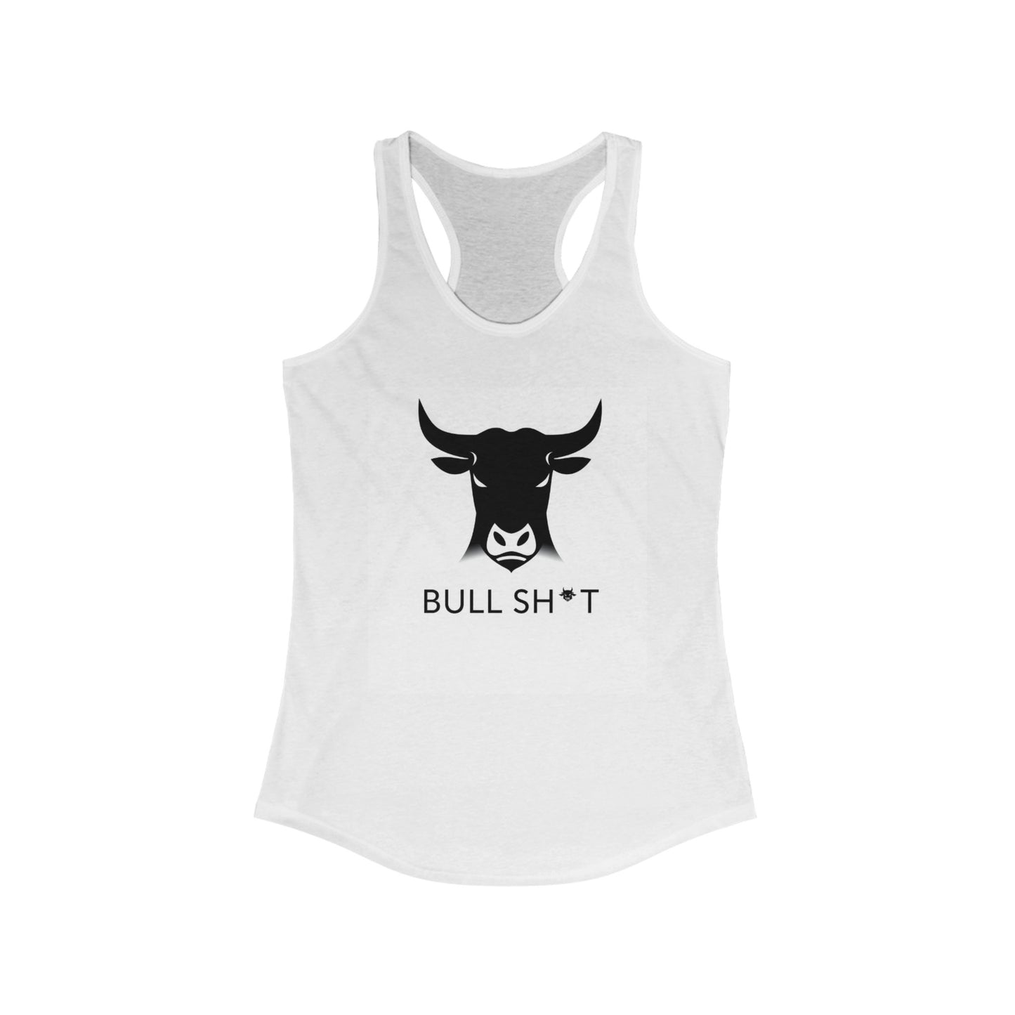 Funny Bull Sh*t Tank Top for Women, Casual Summer Top, Workout Tank, Gift for Cow Lovers, Perfect for BBQ Parties