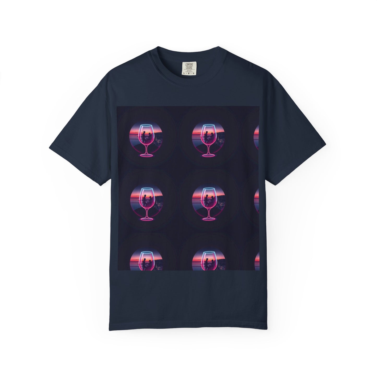 Retro Sunset Glasses T-Shirt, Unisex Garment-Dyed Tee for Casual Wear, Vintage Aesthetic Shirt, Gift for Friends, Summer Vibes Tee, [...]
