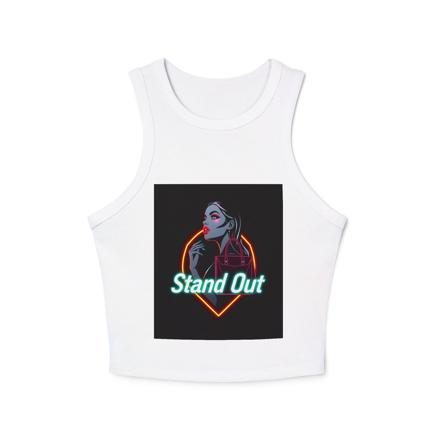 Women's Micro Rib Racer Tank Top
