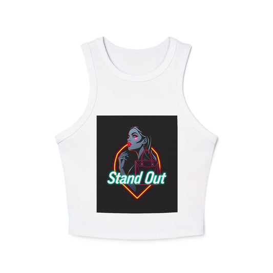 Women's Micro Rib Racer Tank Top