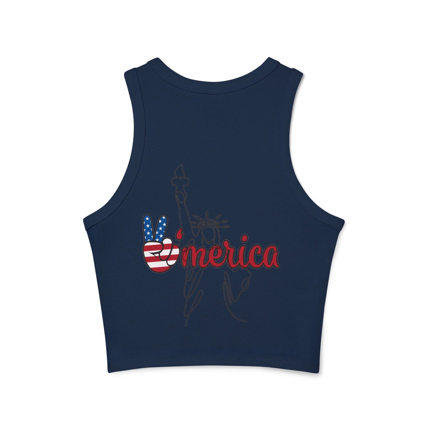 Women's Micro Rib Racer Tank Top