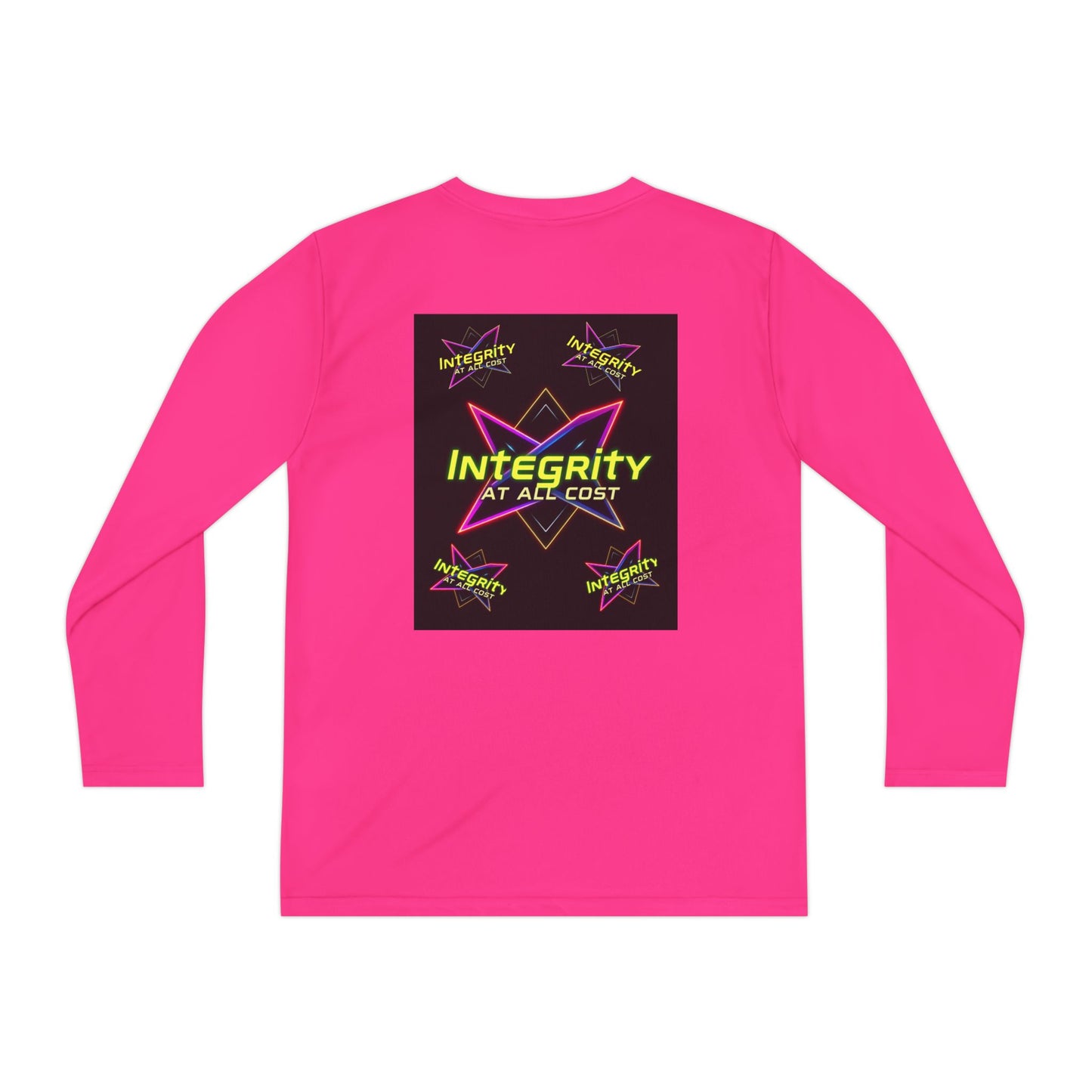 Integrity Youth Long Sleeve Tee, Cool Graphic Shirt, Motivational Apparel, Perfect for Sports, Birthday Gift