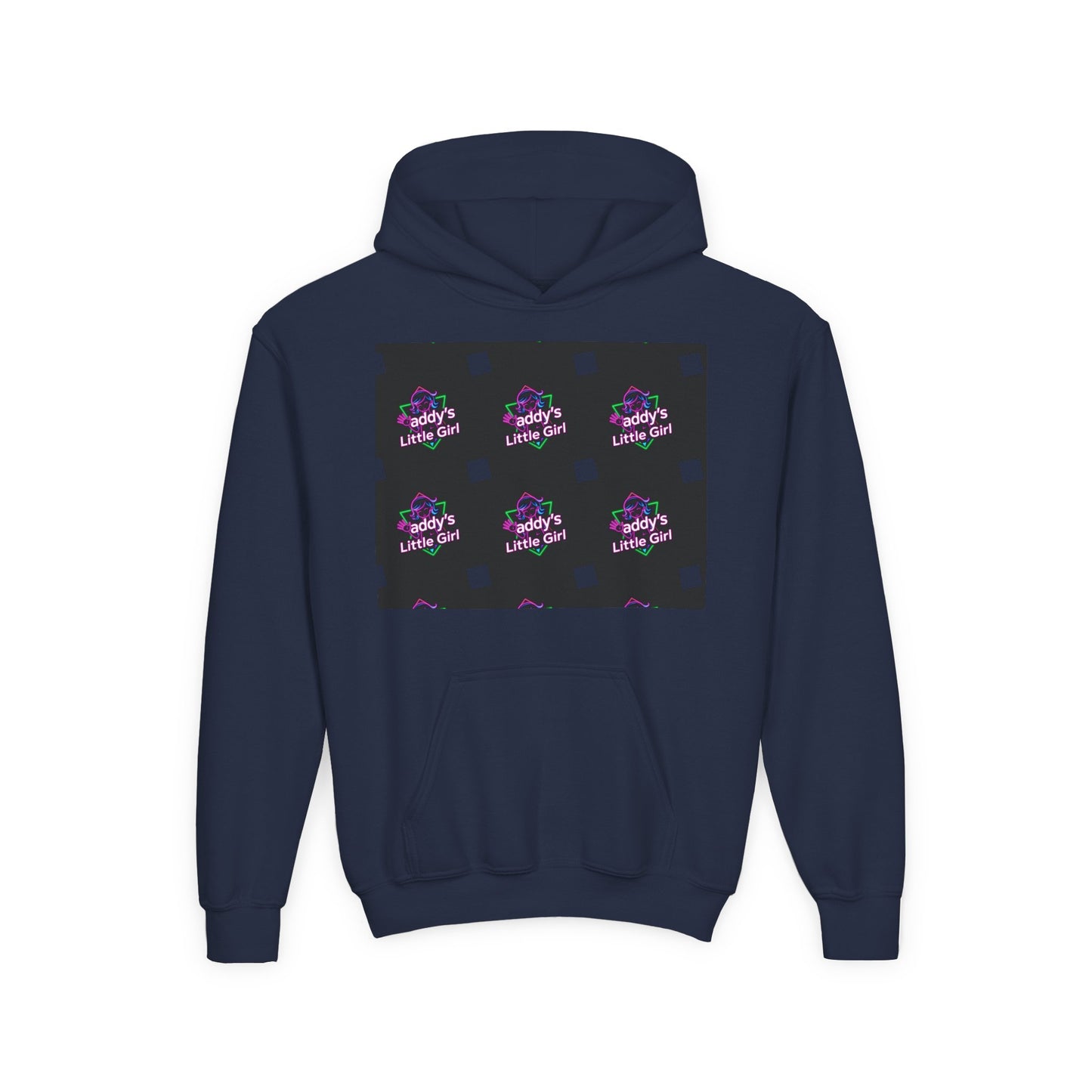 Daddy's Little Girl Hoodie, Cozy Youth Sweatshirt, Cute Gift for Dads, Kids Sweatshirt, Family Celebration Apparel