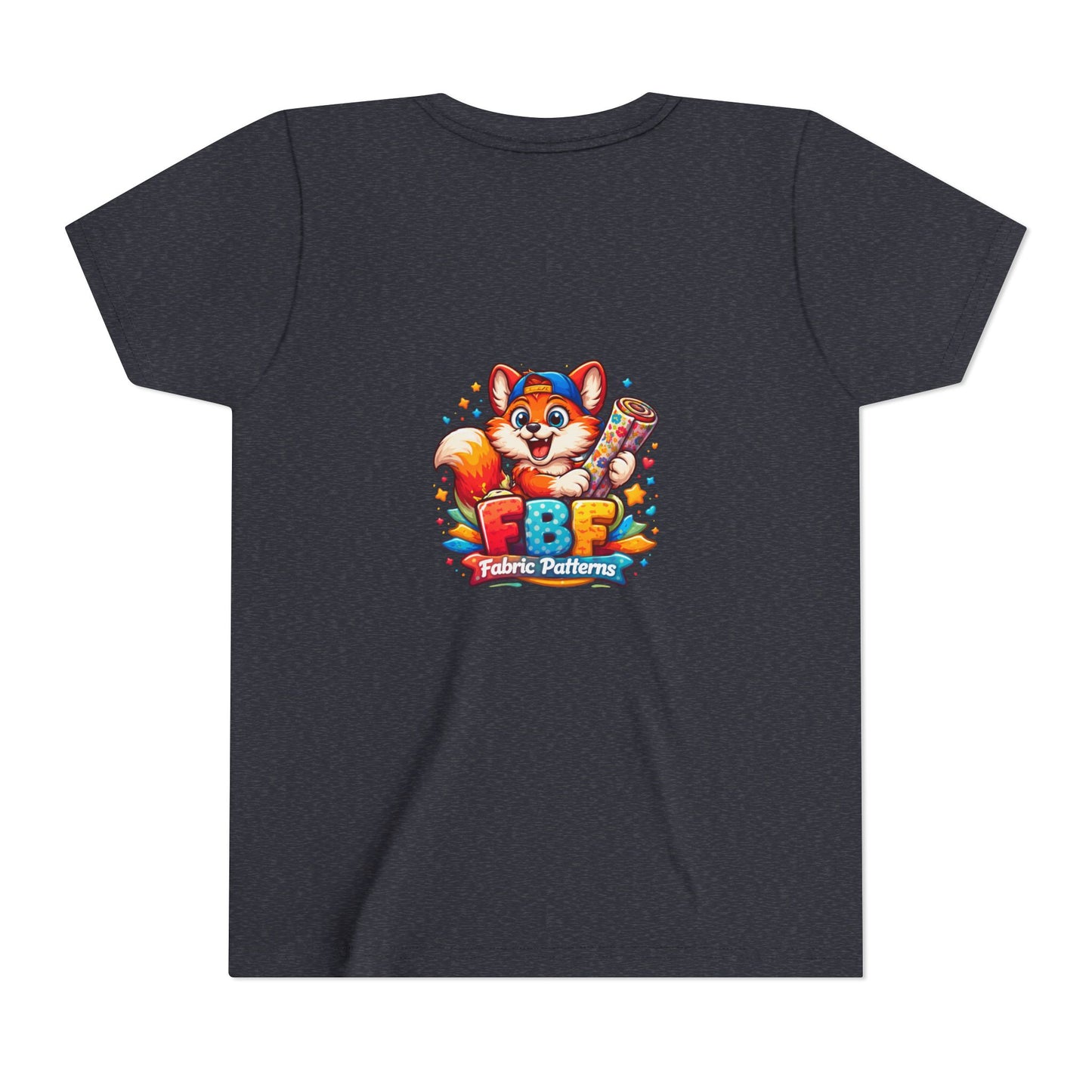 Youth Tee — Colorful Cartoon Fox 'FBF' Logo Kids Shirt