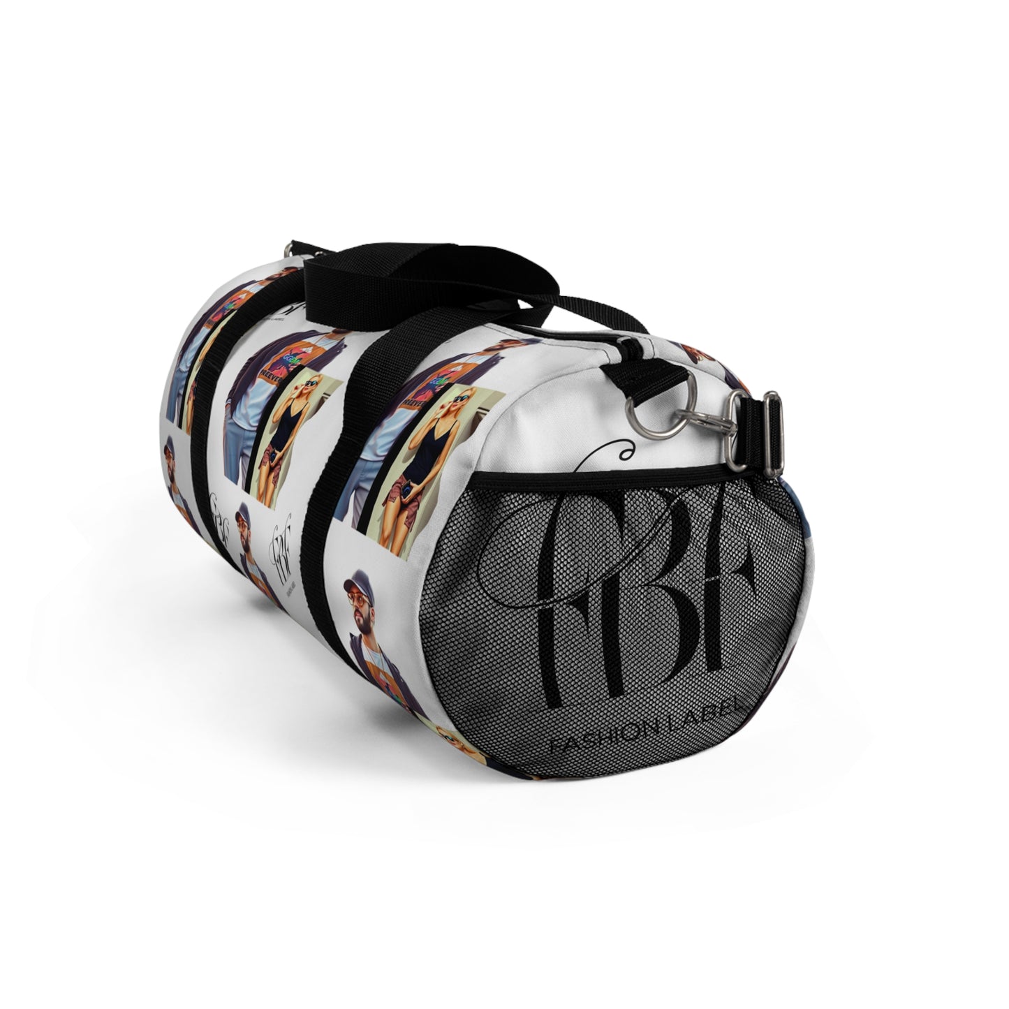 Stylish Duffel Bag with Unique Artwork for Travel & Gym
