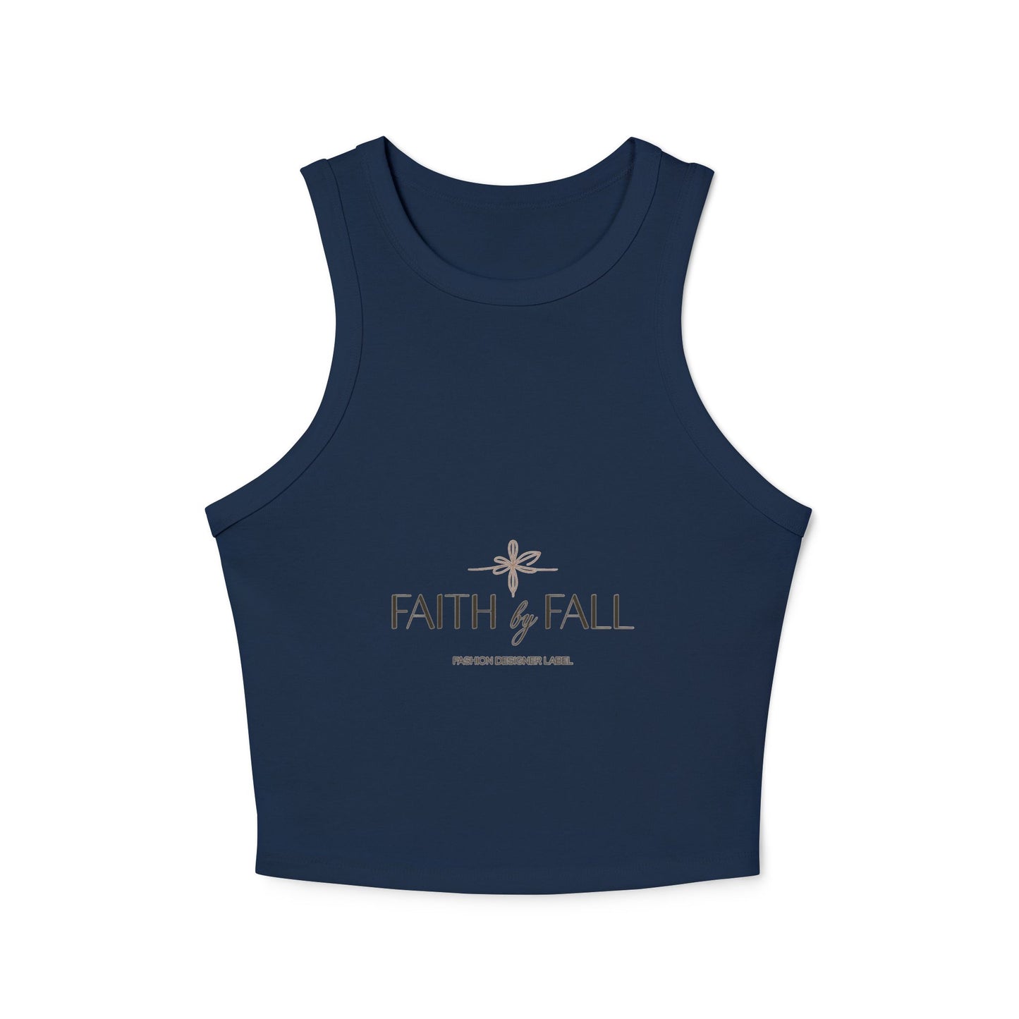 Faith & Fall Women’s Racer Tank Top | Motivational Top, Fall Fashion, Casual Wear, Unique Gift for Women, Inspirational Apparel