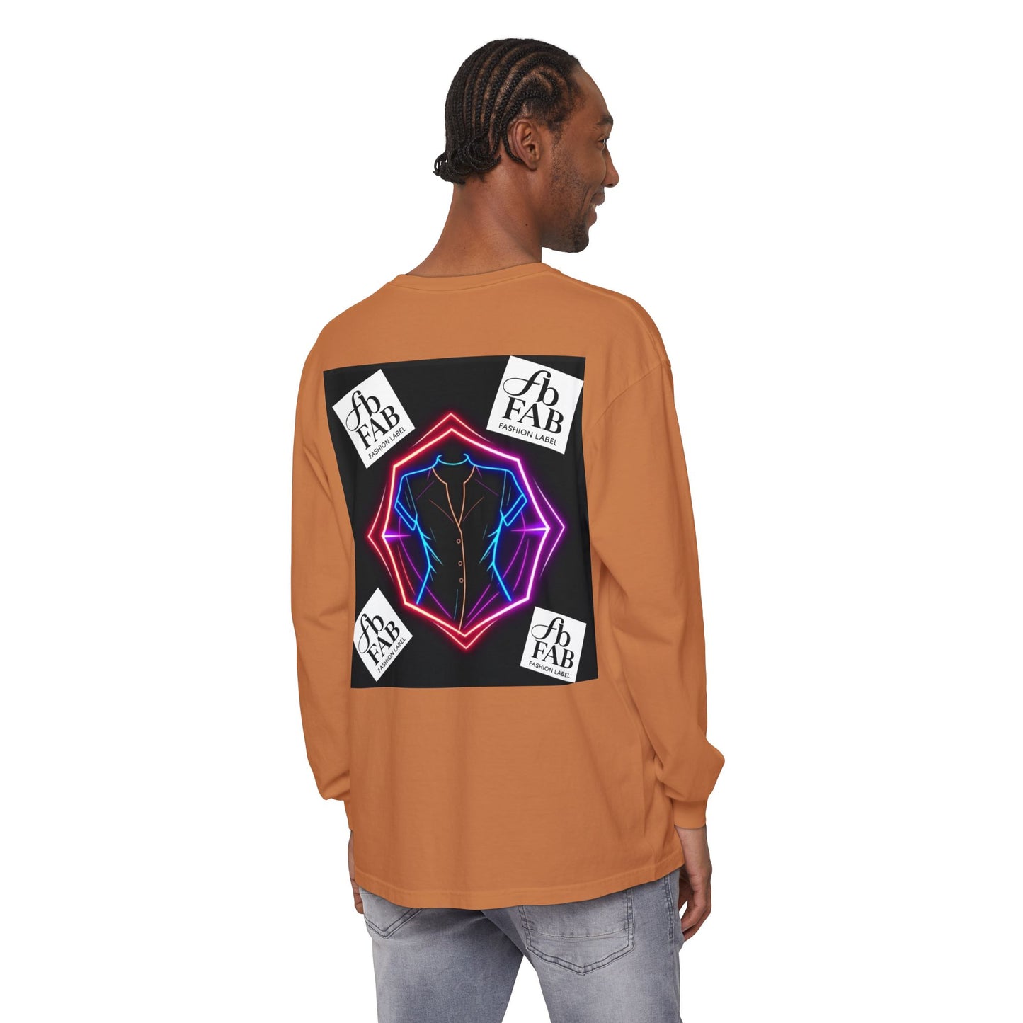 Unisex Garment-dyed Long Sleeve T-Shirt