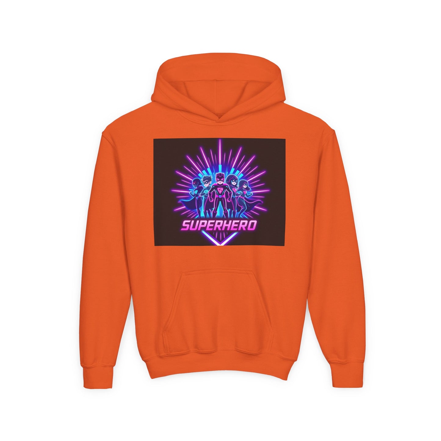 Youth Superhero Sweatshirt for Kids, Fun Hoodie for Playdates, Gift for Birthdays, Cool Sweatshirt for Young Heroes, Perfect for Casual Wear