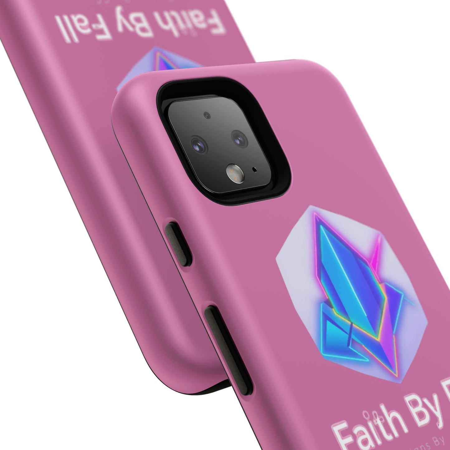 Vibrant Phone Case with Motivational Design - Faith By Fall, Colorful Phone Cover, Customizable Mobile Accessory, Unique Gift Idea, [...]