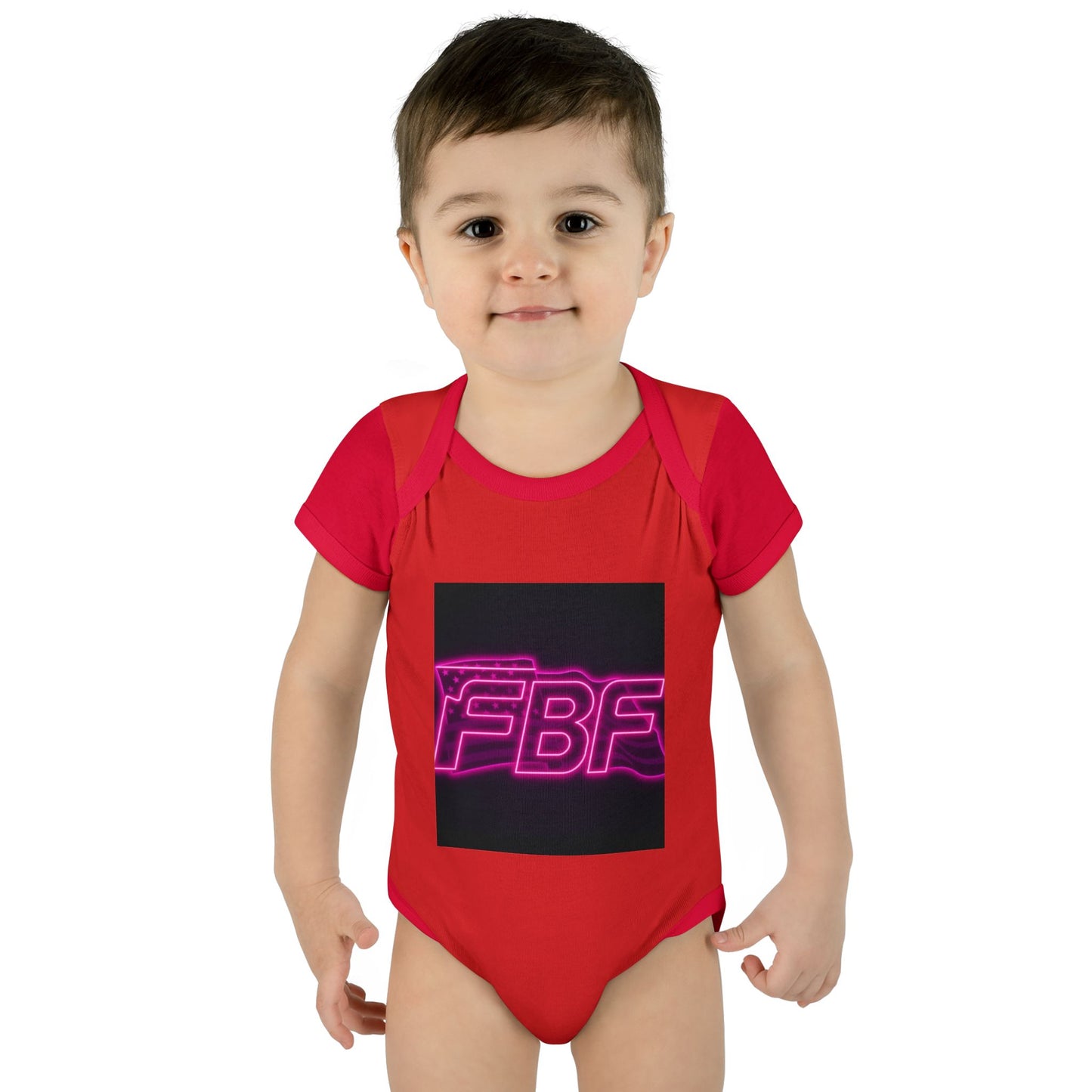 Neon Baby Bodysuit for Trendy Infants, Cool Graphic Onesie, Unique Baby Gift, Personalized Baby Outfit, Modern Infant Apparel