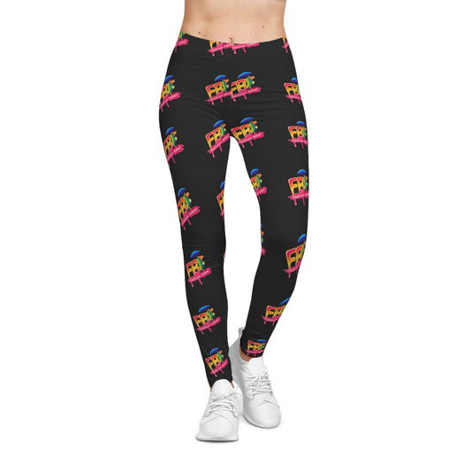 Playful Women’s Casual Leggings (AOP) Comfortable Fit, Perfect for Everyday Wear, Gifts, Active Lifestyle