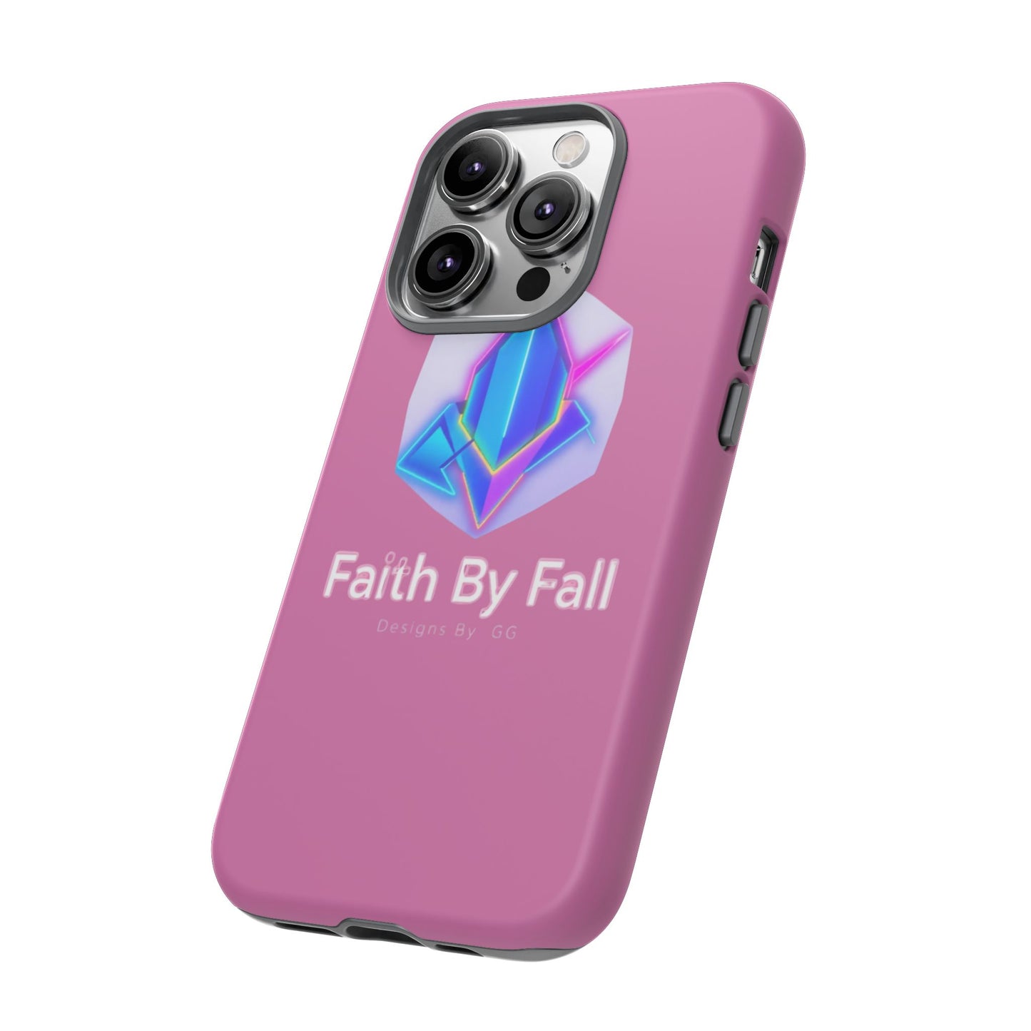 Vibrant Phone Case with Motivational Design - Faith By Fall, Colorful Phone Cover, Customizable Mobile Accessory, Unique Gift Idea, [...]