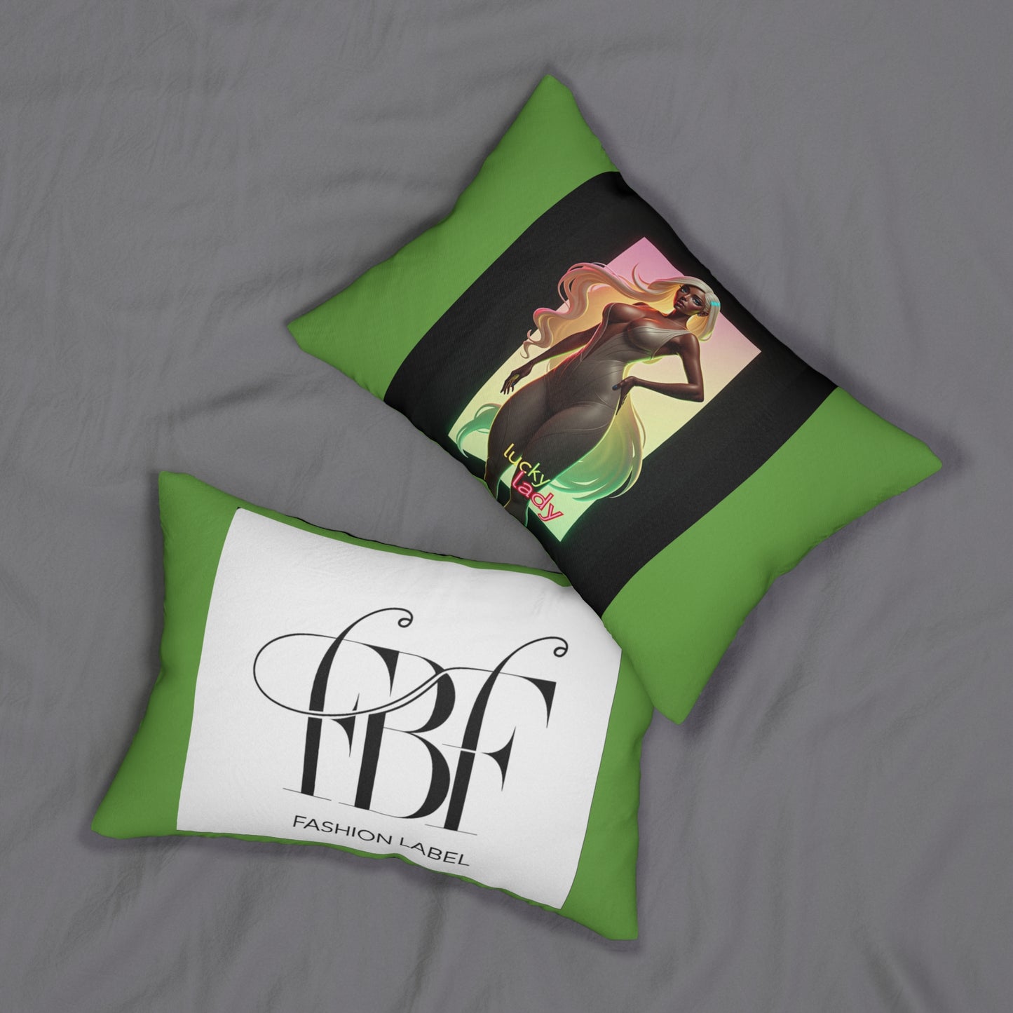 Spun Polyester Lumbar Pillow