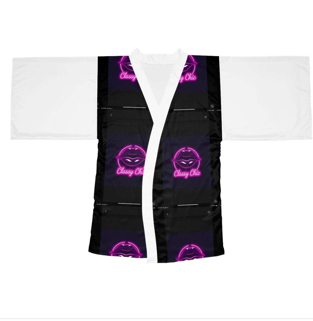Long Sleeve Kimono Robe (AOP)