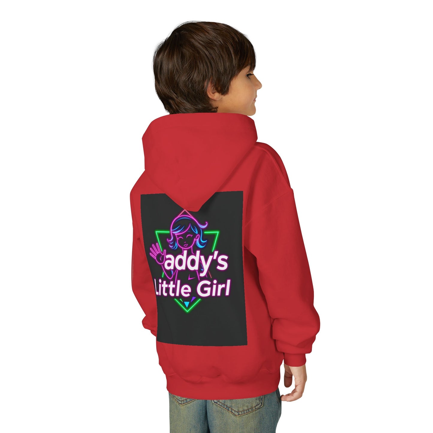 Daddy's Little Girl Hoodie, Cozy Youth Sweatshirt, Cute Gift for Dads, Kids Sweatshirt, Family Celebration Apparel