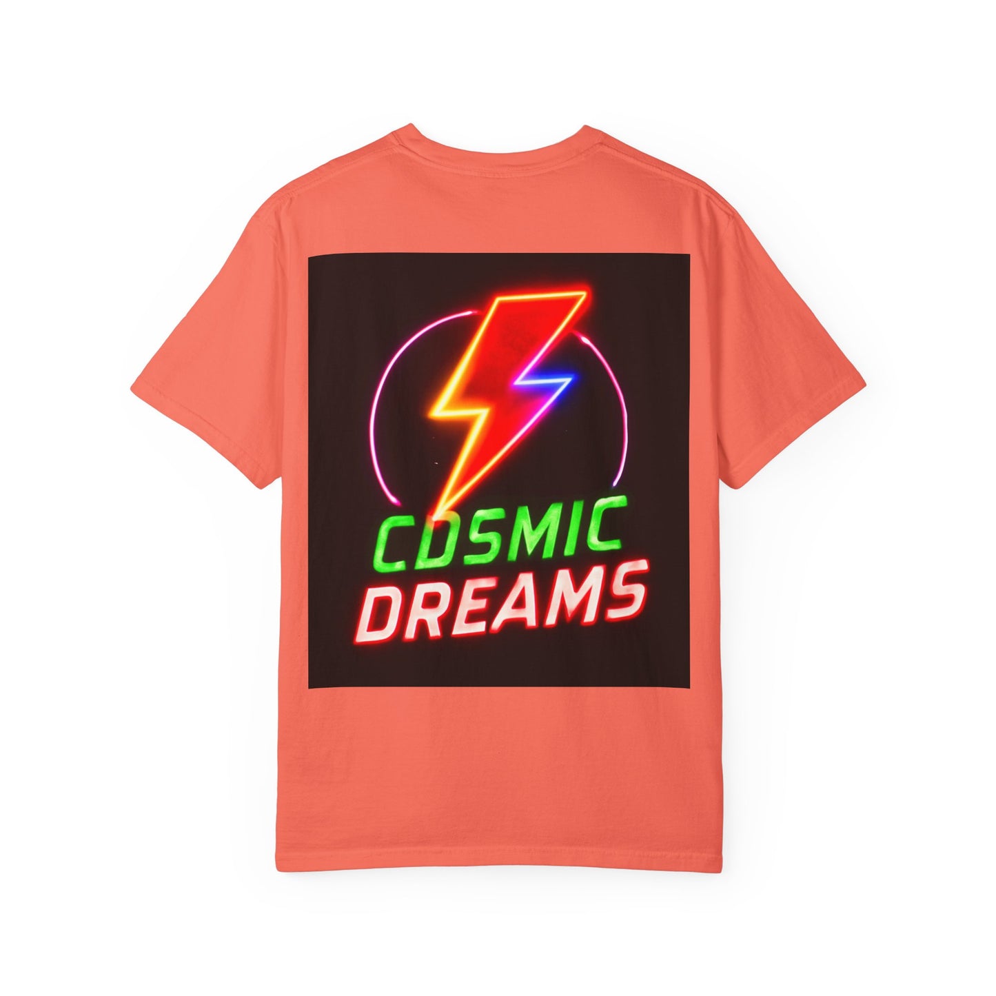 Vibrant Unisex Graphic T-Shirt, Cosmic Dreams Tee, Retro Neon Shirt, Stylish Casual Wear, Gift for Gamers & Dreamers