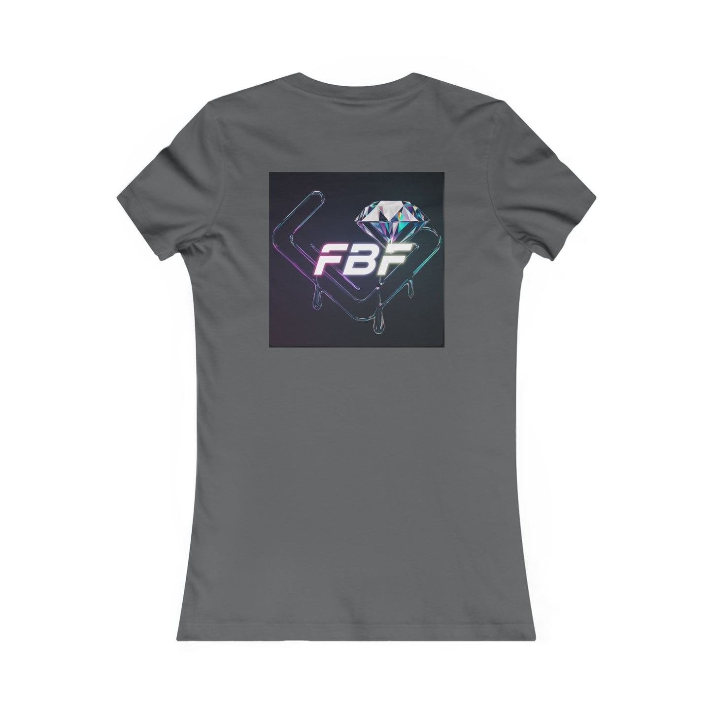 Women’s Graphic Tee — Neon ‘The One’ Portrait with Back Diamond FBF Logo