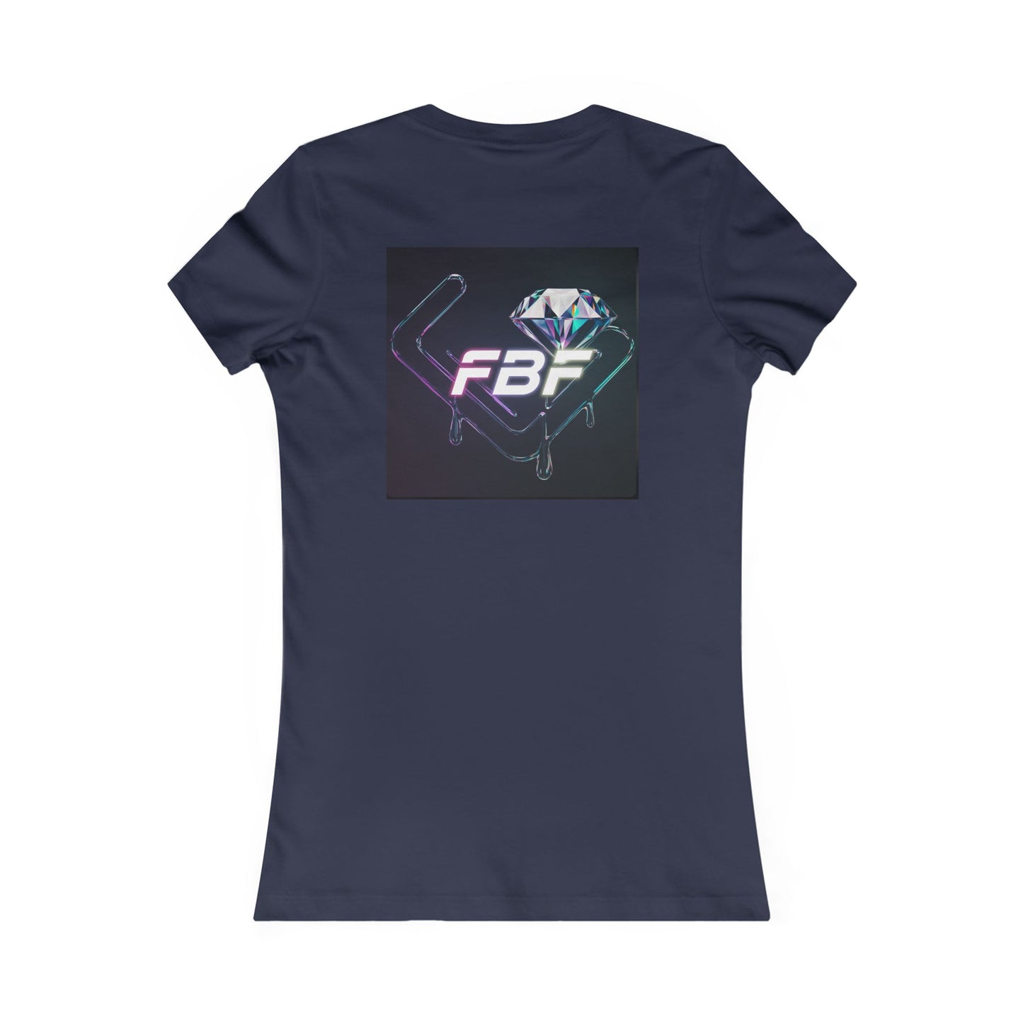 Women’s Graphic Tee — Neon ‘The One’ Portrait with Back Diamond FBF Logo