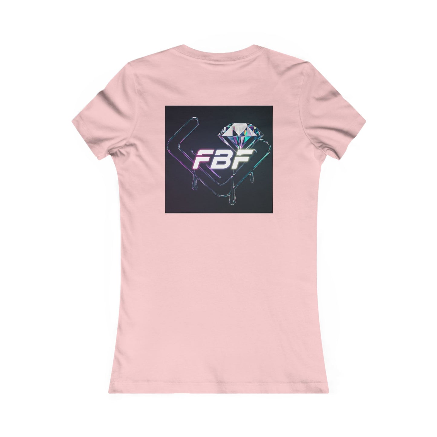 Women’s Graphic Tee — Neon ‘The One’ Portrait with Back Diamond FBF Logo