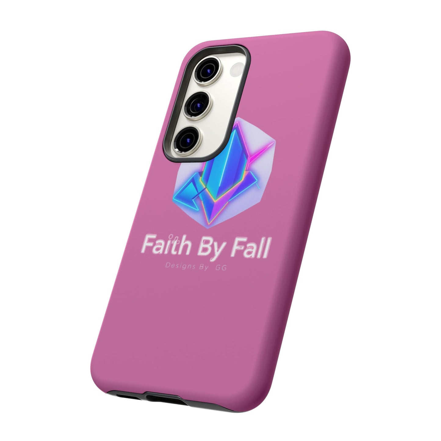 Vibrant Phone Case with Motivational Design - Faith By Fall, Colorful Phone Cover, Customizable Mobile Accessory, Unique Gift Idea, [...]