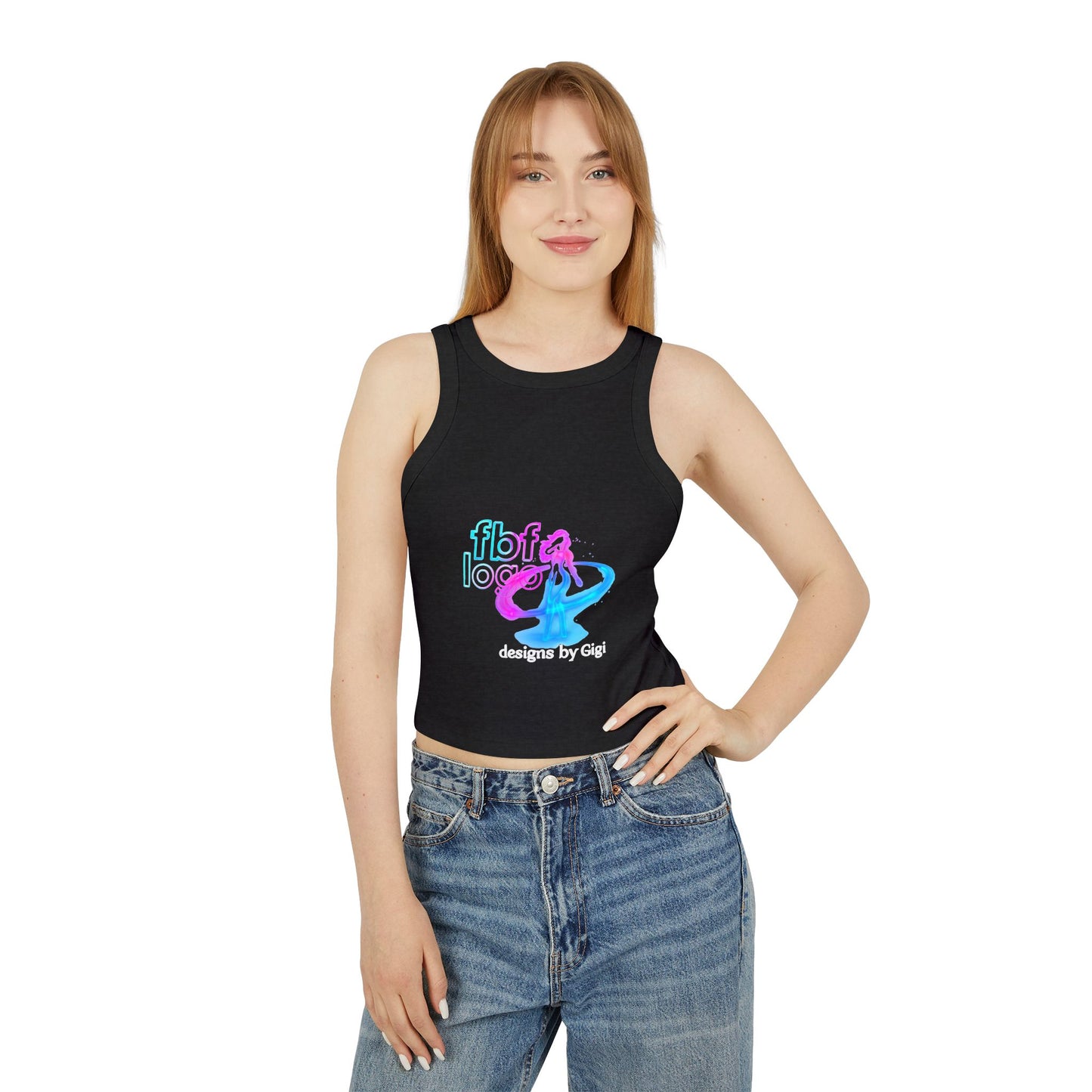 Women's Micro Rib Racer Tank Top