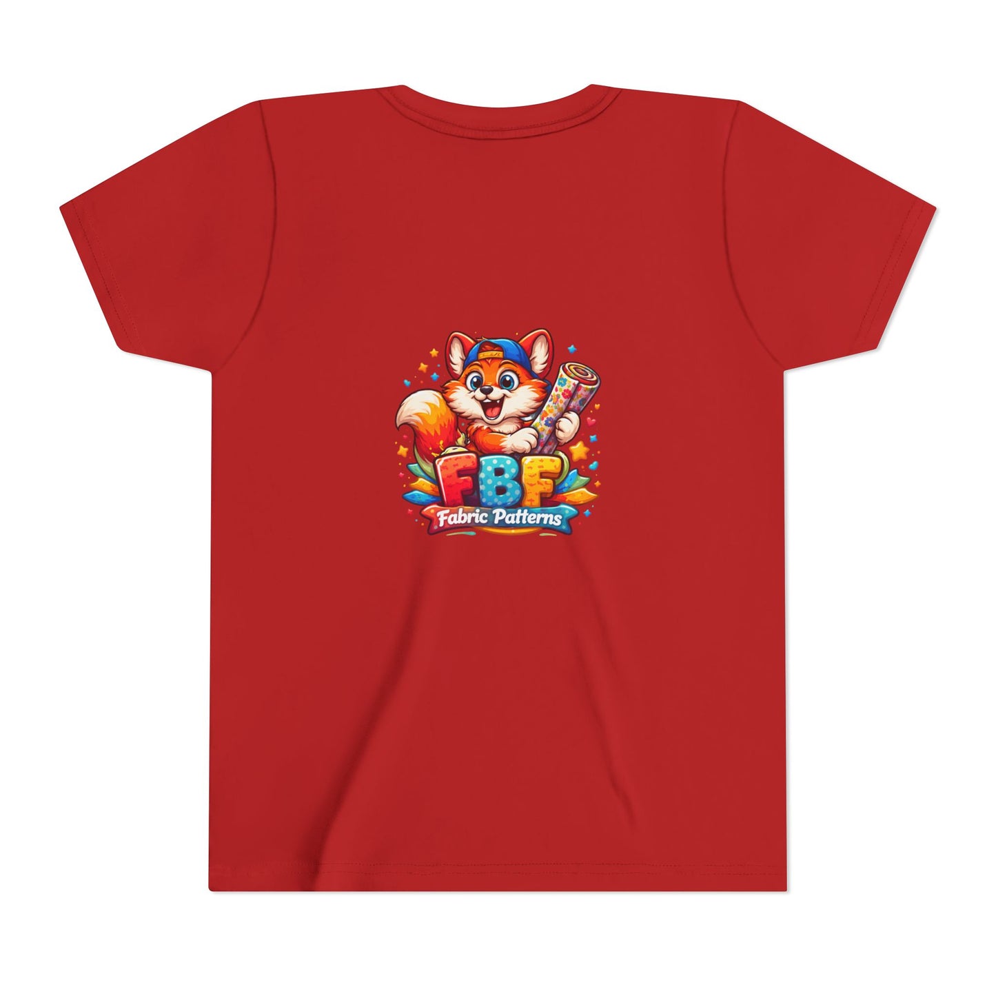 Youth Tee — Colorful Cartoon Fox 'FBF' Logo Kids Shirt