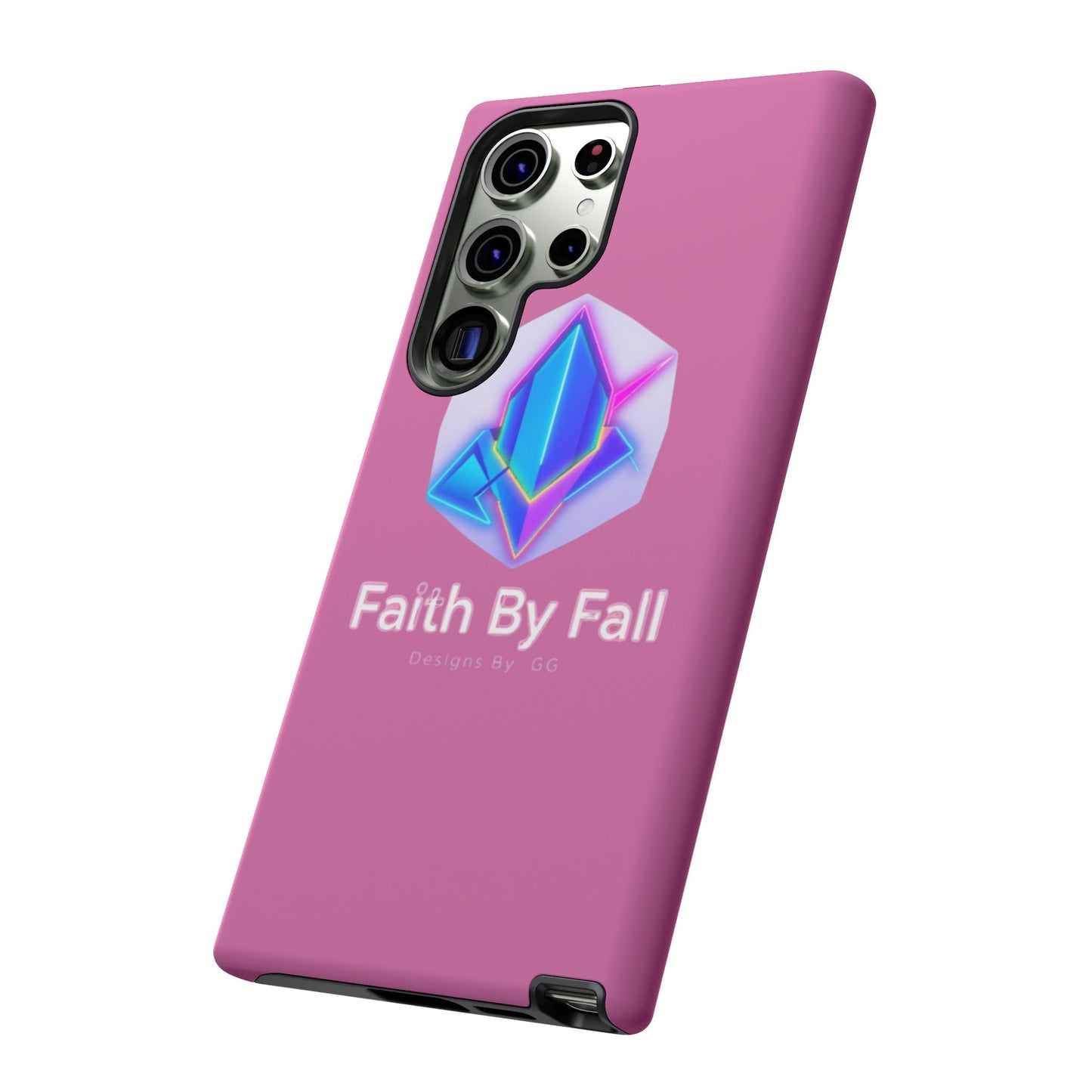 Vibrant Phone Case with Motivational Design - Faith By Fall, Colorful Phone Cover, Customizable Mobile Accessory, Unique Gift Idea, [...]