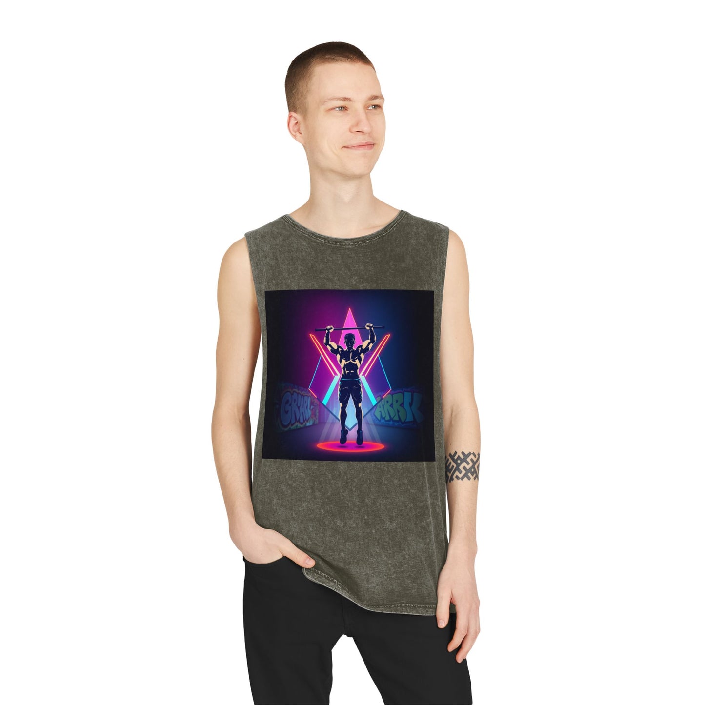 Unisex Stonewash Tank Top