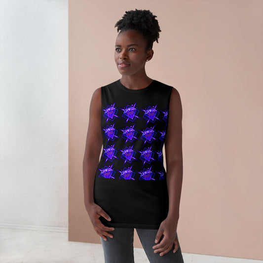 Unisex Graphic Tank Top, Trendy Summer Wear, Perfect for Festivals, Casual Outings, Vibrant Pattern Top, Comfortable Everyday Style