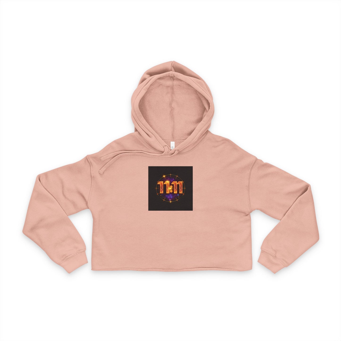 Divine Timing Women's Cropped Hoodie | Spiritual Gift, Trendy Activewear, Cozy Layer, Meditation Apparel, New Age Style