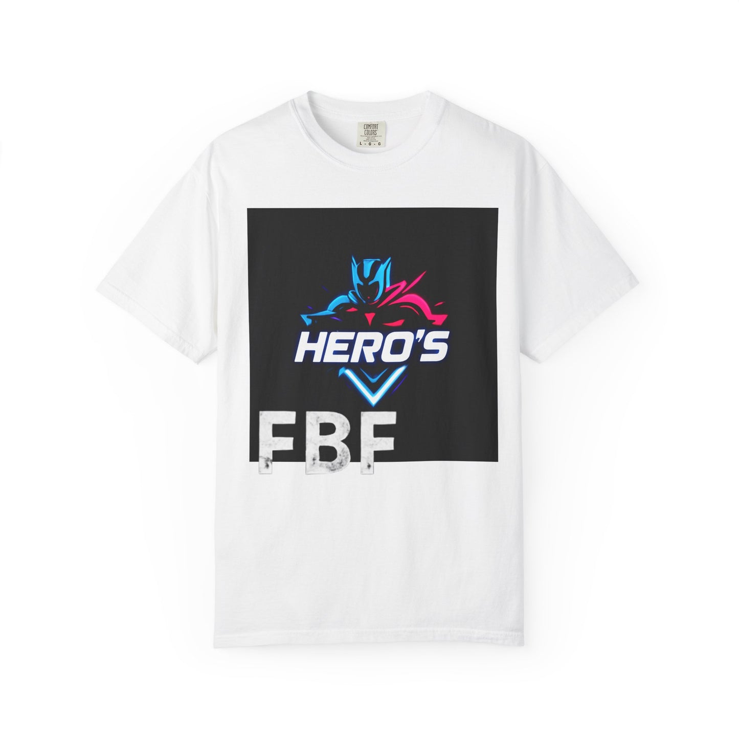 Hero's Unisex Garment-Dyed T-shirt, Casual Tee, Perfect for Gifting, Comic Fans, Hero Celebrations, Graphic Tee, Everyday Wear