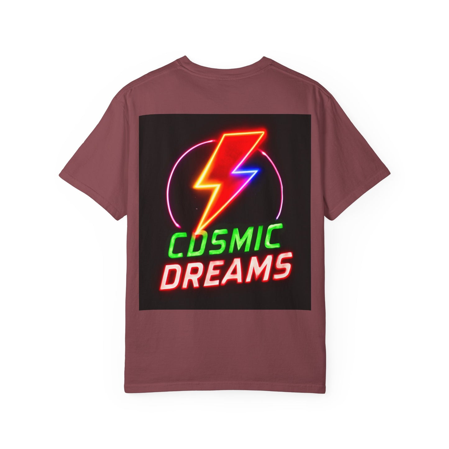 Vibrant Unisex Graphic T-Shirt, Cosmic Dreams Tee, Retro Neon Shirt, Stylish Casual Wear, Gift for Gamers & Dreamers