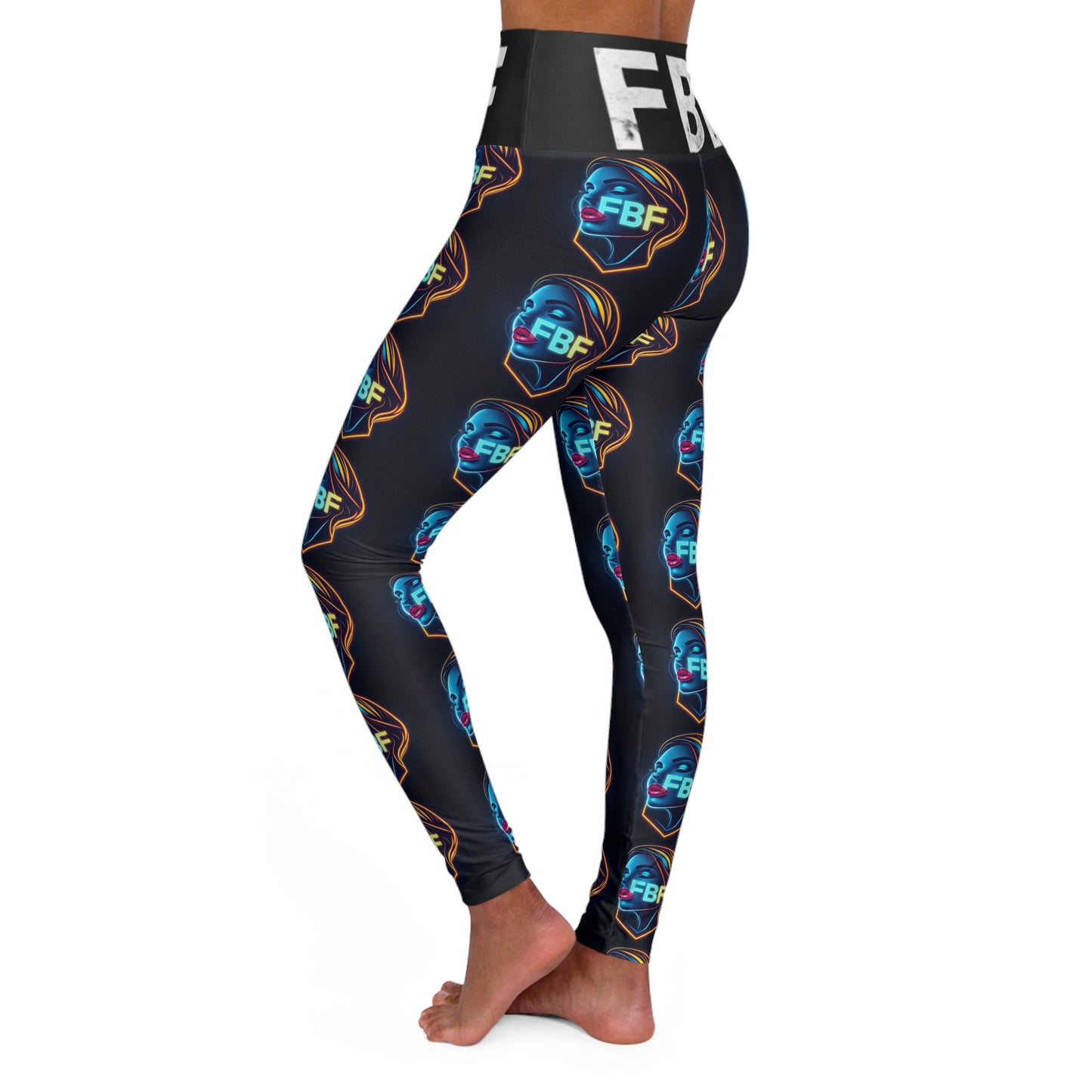 High Waisted Yoga Leggings, Stylish Activewear for Fitness, Comfortable Workout Pants, Gift for Yogis, Festival of Fitness