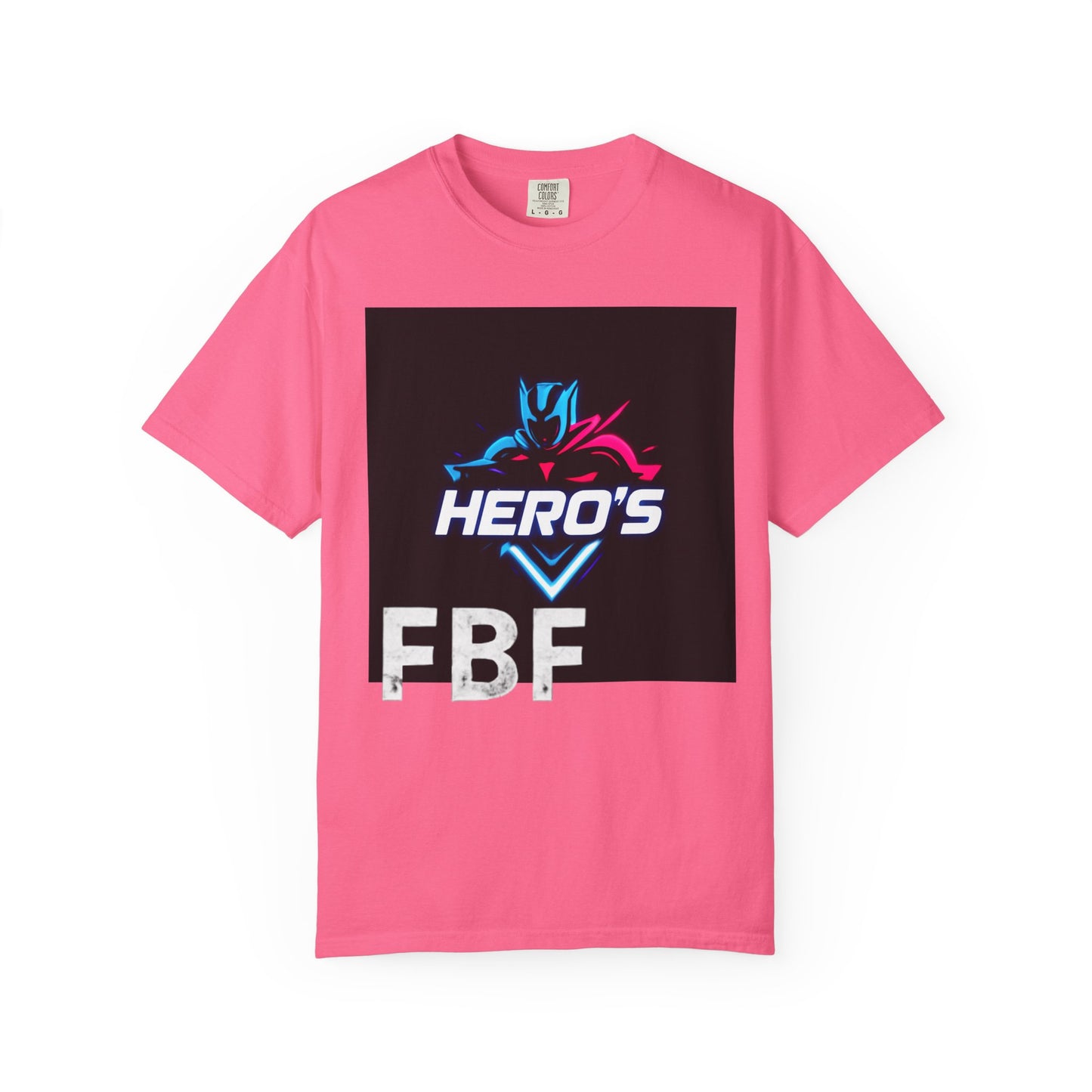 Hero's Unisex Garment-Dyed T-shirt, Casual Tee, Perfect for Gifting, Comic Fans, Hero Celebrations, Graphic Tee, Everyday Wear