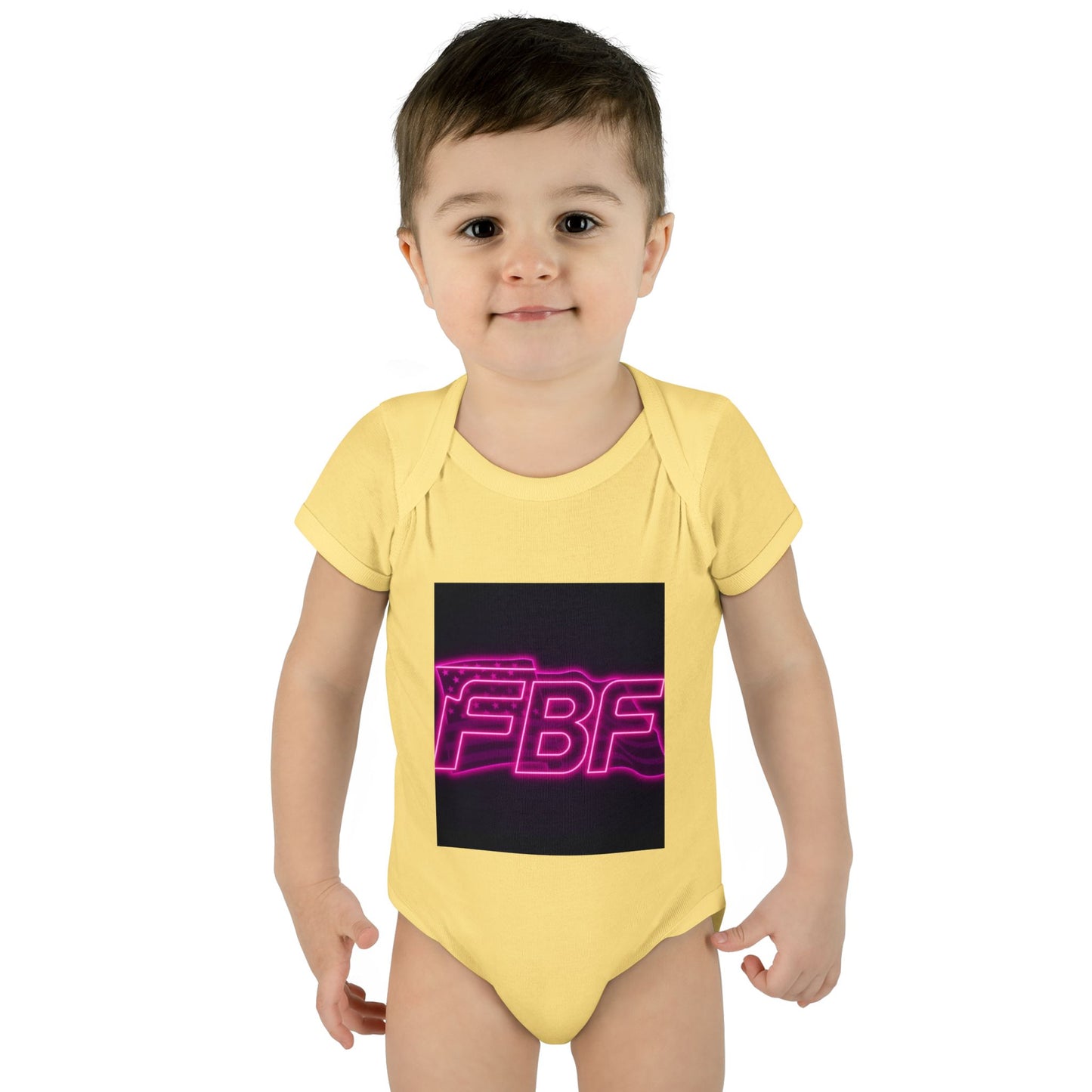 Neon Baby Bodysuit for Trendy Infants, Cool Graphic Onesie, Unique Baby Gift, Personalized Baby Outfit, Modern Infant Apparel