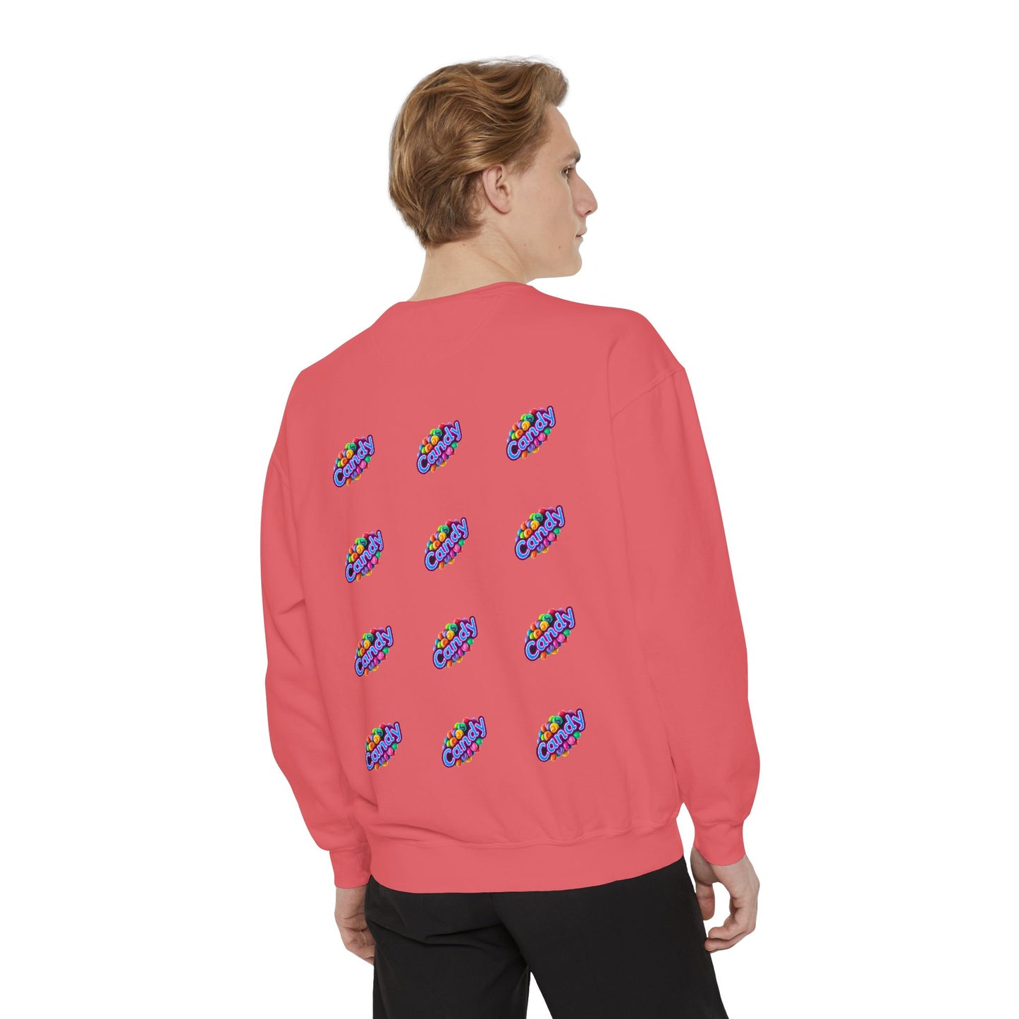Candy-Themed Unisex Garment-Dyed Sweatshirt - Nostalgic Apparel for Sweet Lovers, Cozy Casual Wear, Gift for Candy Lovers, Colorful [...]