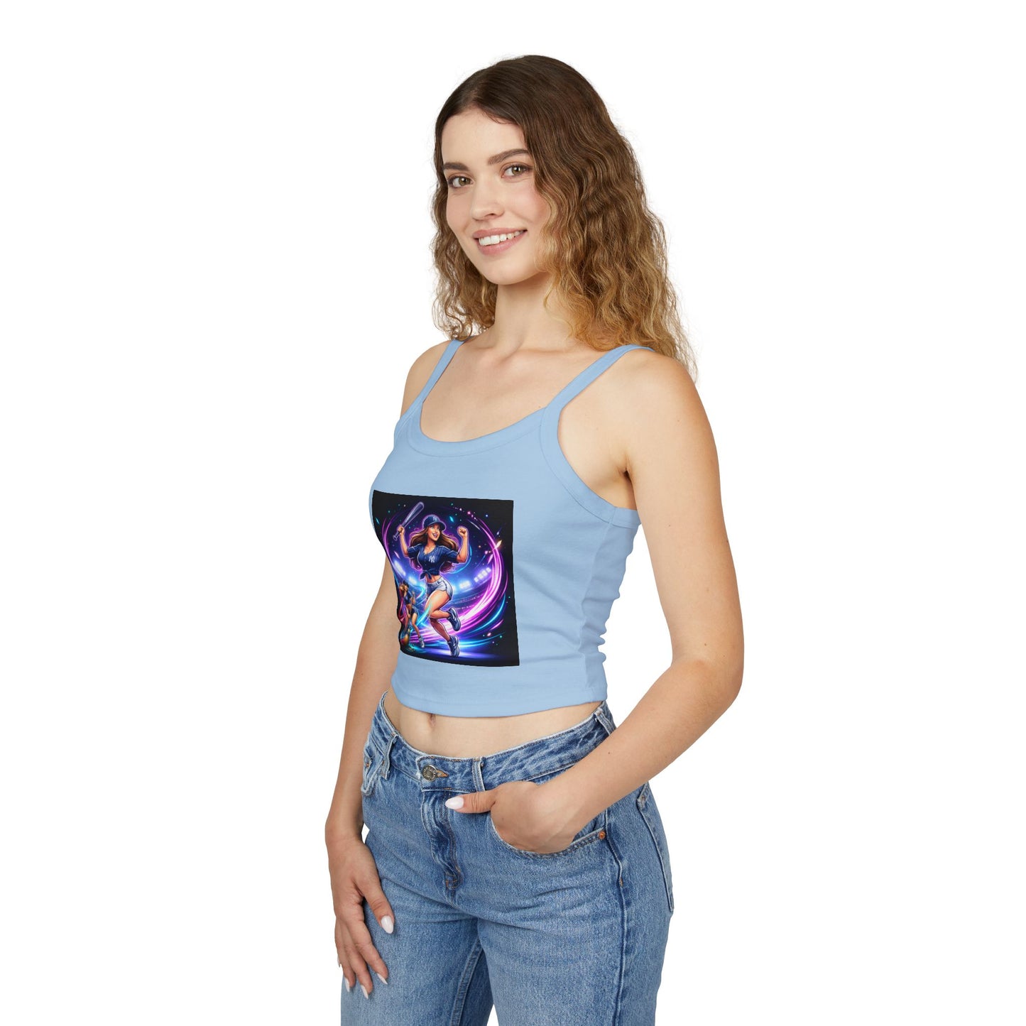 Yankees sweep Women's Spaghetti Strap Tank Top