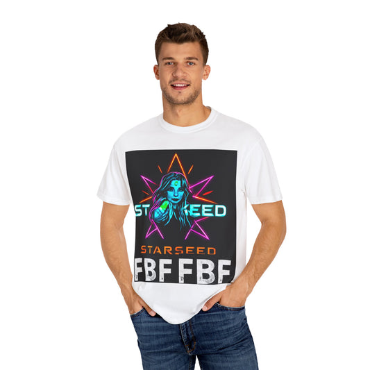 Neon Graphic T-Shirt - Starseed FBF Tee, Unisex Fashion, Cool Gift, Festival Wear, Retro Style, Casual Streetwear