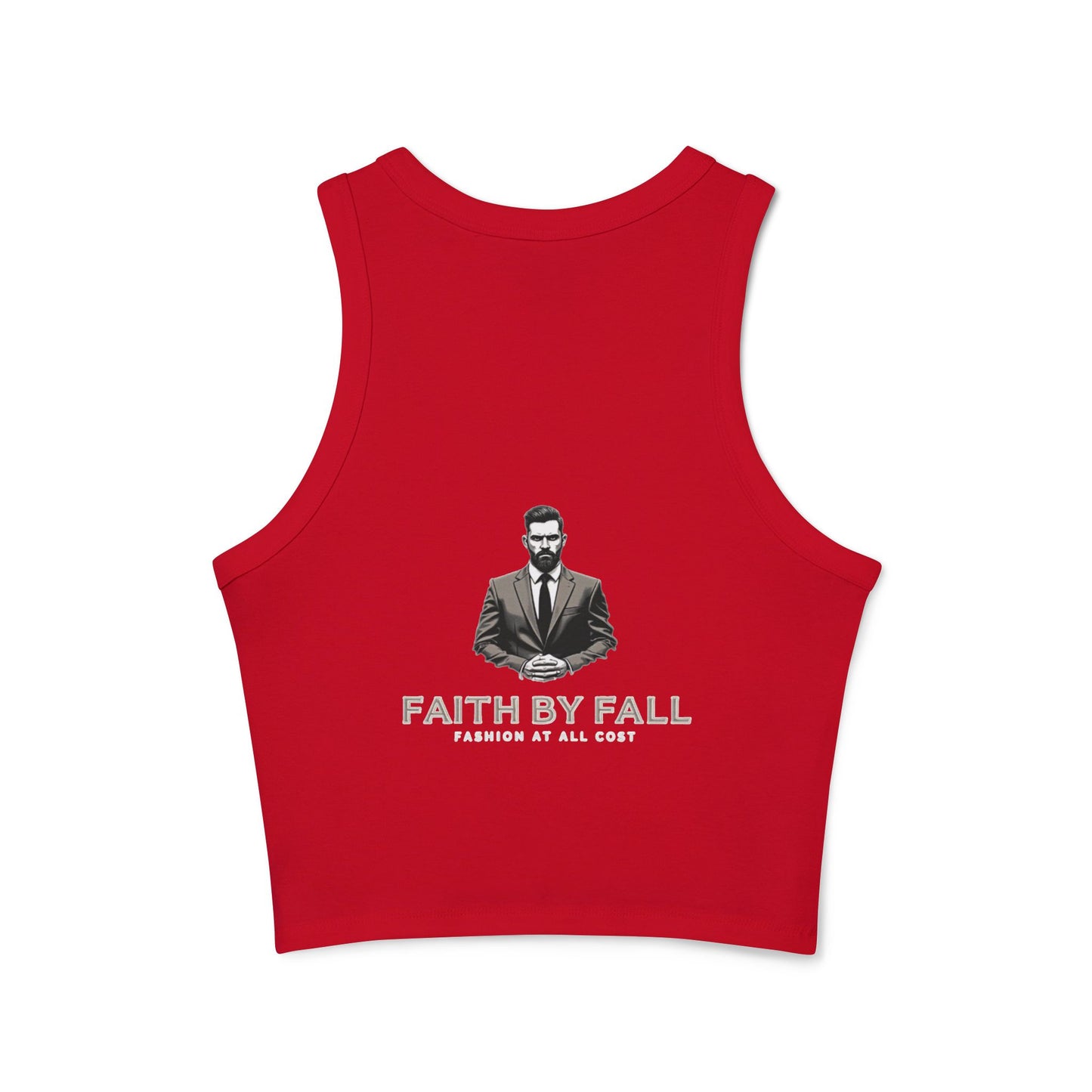 Faith & Fall Women’s Racer Tank Top | Motivational Top, Fall Fashion, Casual Wear, Unique Gift for Women, Inspirational Apparel