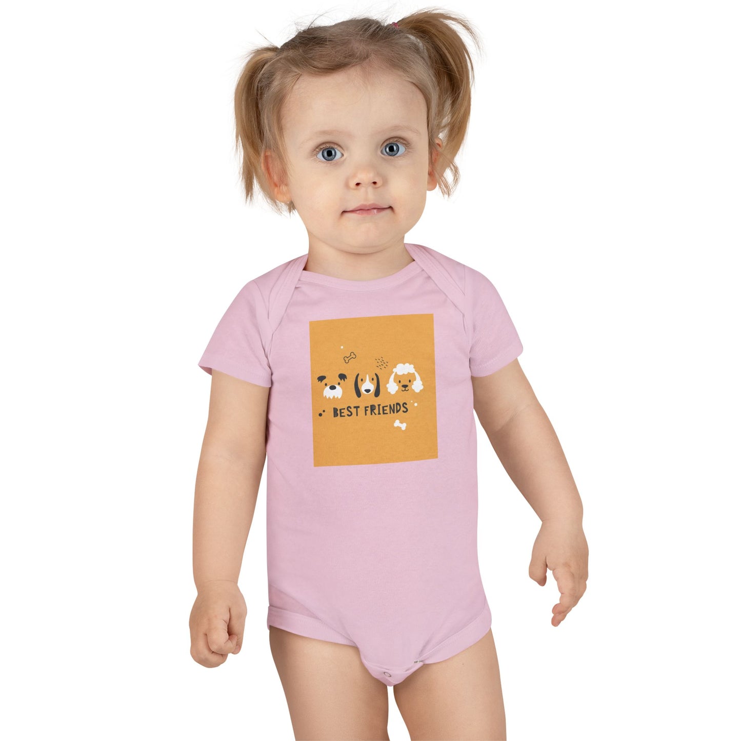 Best friends doggie Baby Short Sleeve Onesie®