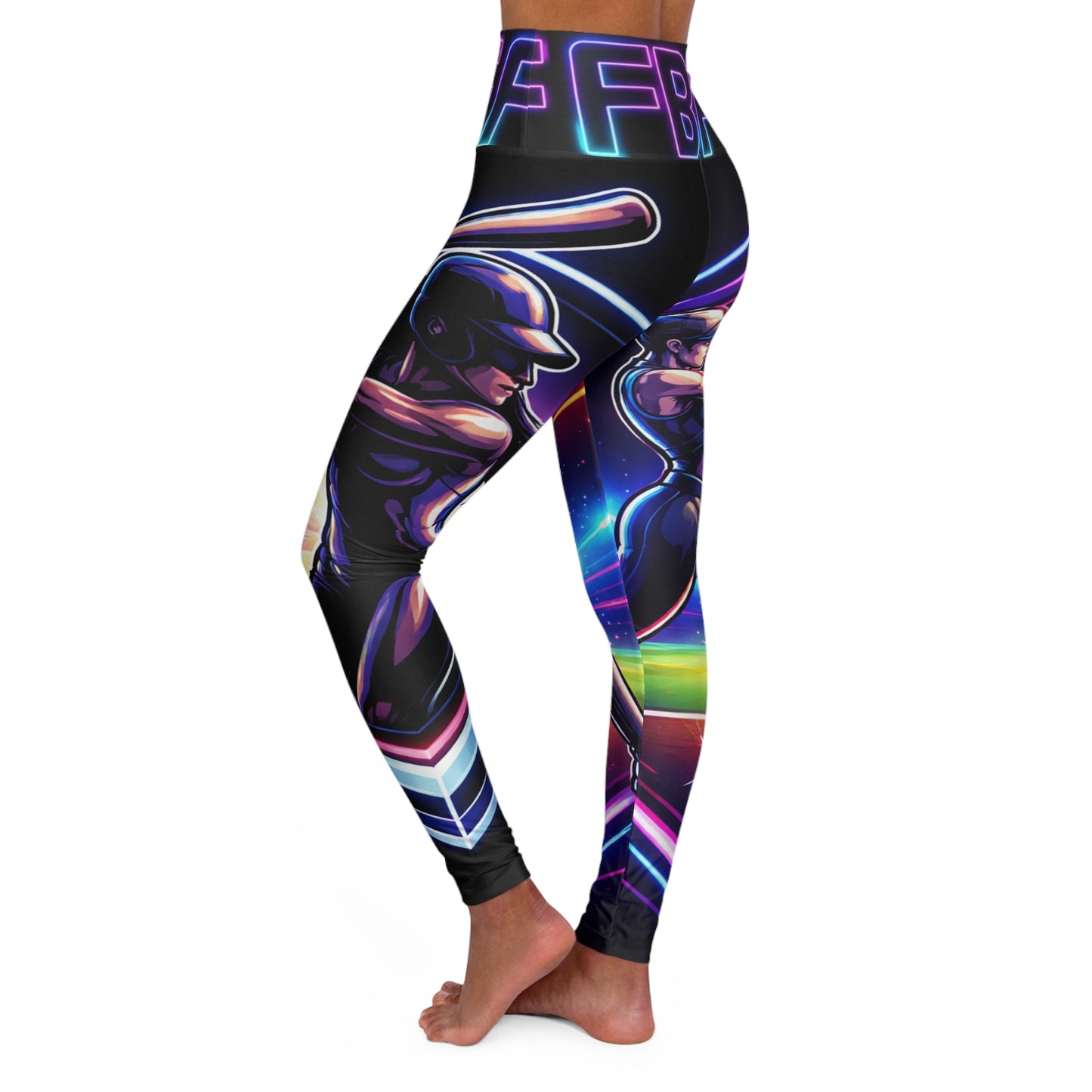 High Waisted Yoga Leggings (AOP)