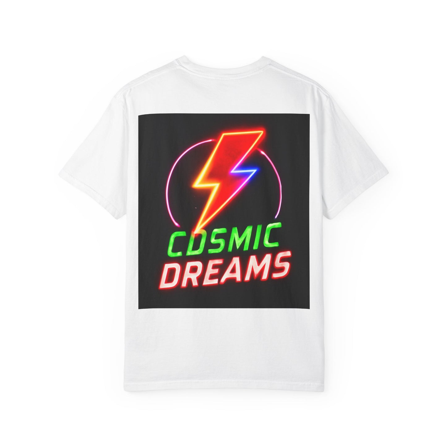 Vibrant Unisex Graphic T-Shirt, Cosmic Dreams Tee, Retro Neon Shirt, Stylish Casual Wear, Gift for Gamers & Dreamers