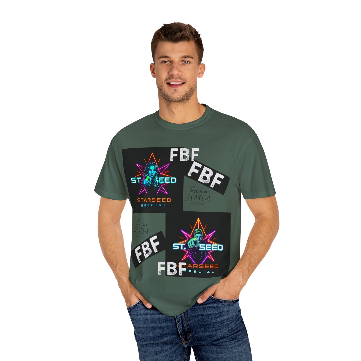 Garment-Dyed T-shirt, Trendy Graphic Tee, Casual Streetwear, Gift for Fashion Lovers, Unisex Style, Everyday Wear
