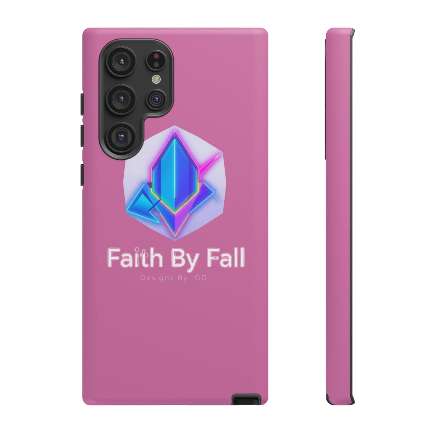 Vibrant Phone Case with Motivational Design - Faith By Fall, Colorful Phone Cover, Customizable Mobile Accessory, Unique Gift Idea, [...]