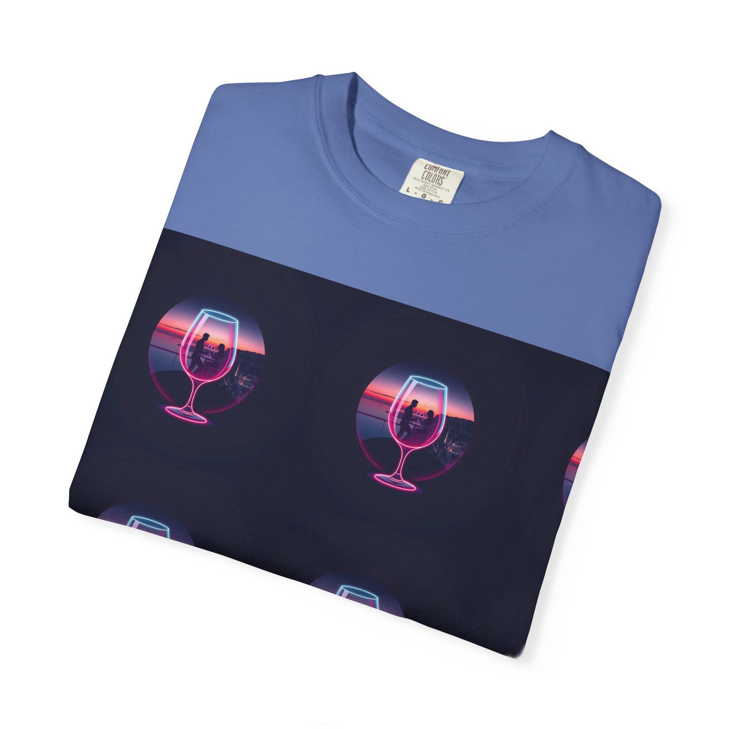 Retro Sunset Glasses T-Shirt, Unisex Garment-Dyed Tee for Casual Wear, Vintage Aesthetic Shirt, Gift for Friends, Summer Vibes Tee, [...]