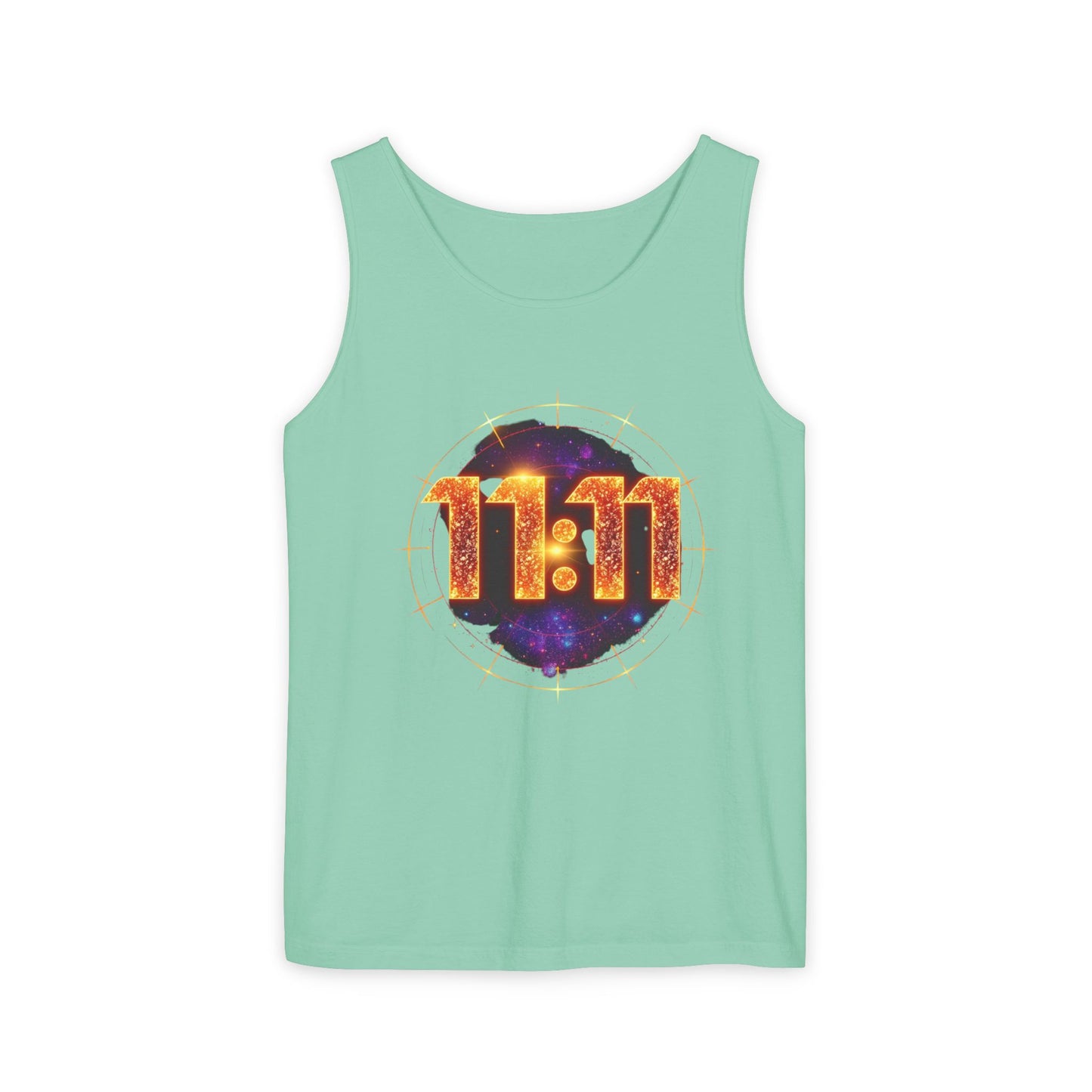 Celestial Glow Tank Top - 11:11 Design, Unisex, Festival Wear, Summer Style, Spiritual Gift, Casual Comfort