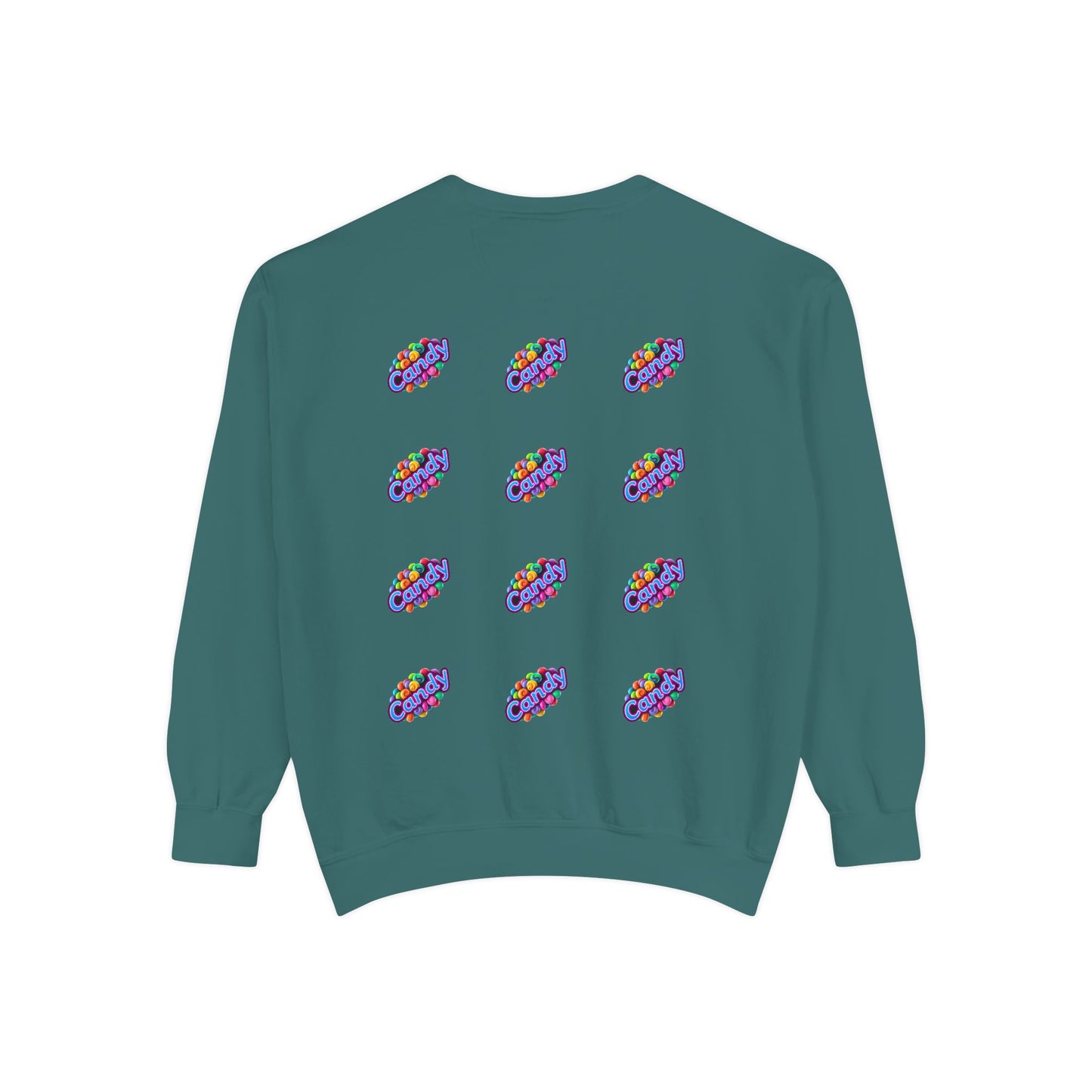Candy-Themed Unisex Garment-Dyed Sweatshirt - Nostalgic Apparel for Sweet Lovers, Cozy Casual Wear, Gift for Candy Lovers, Colorful [...]