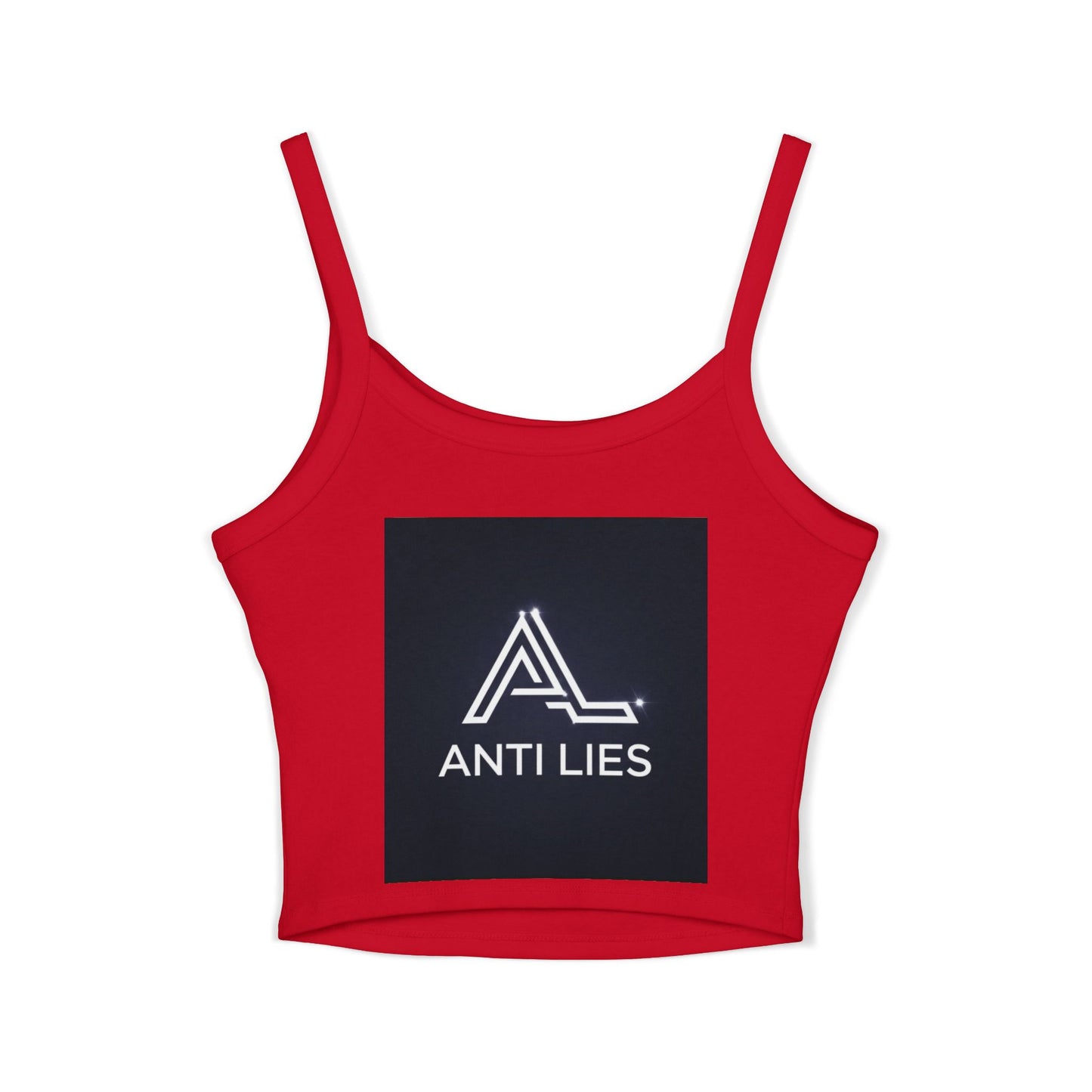 Empowering Women’s Spaghetti Strap Tank Top - 'Enough With The Lies' & 'Anti Lies' Designs